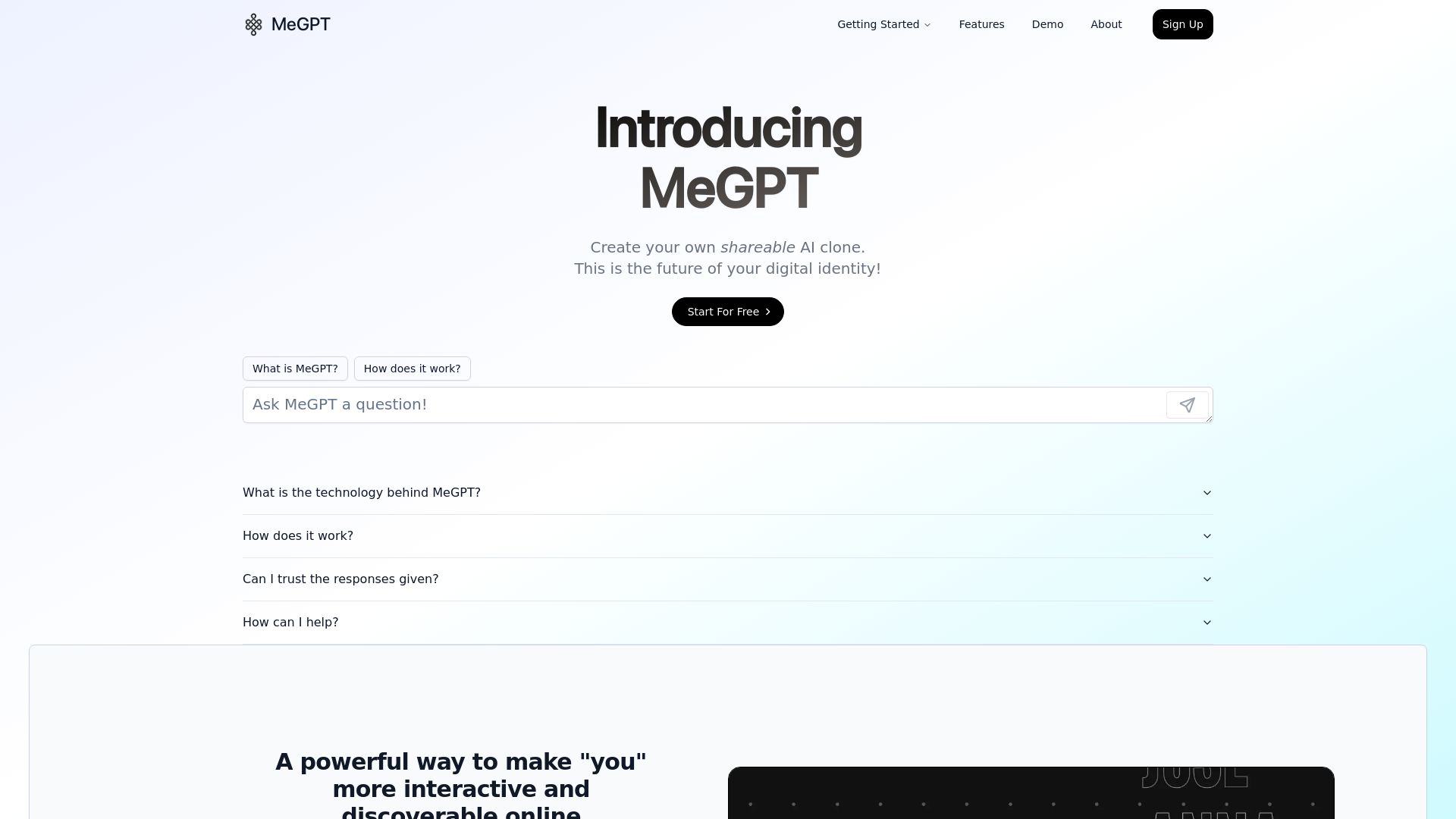 MeGPT