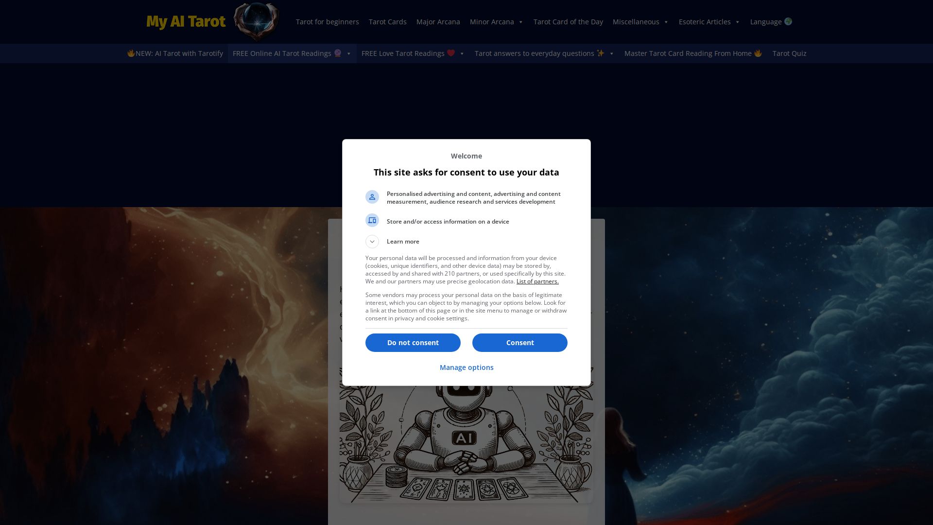 My AI Tarot