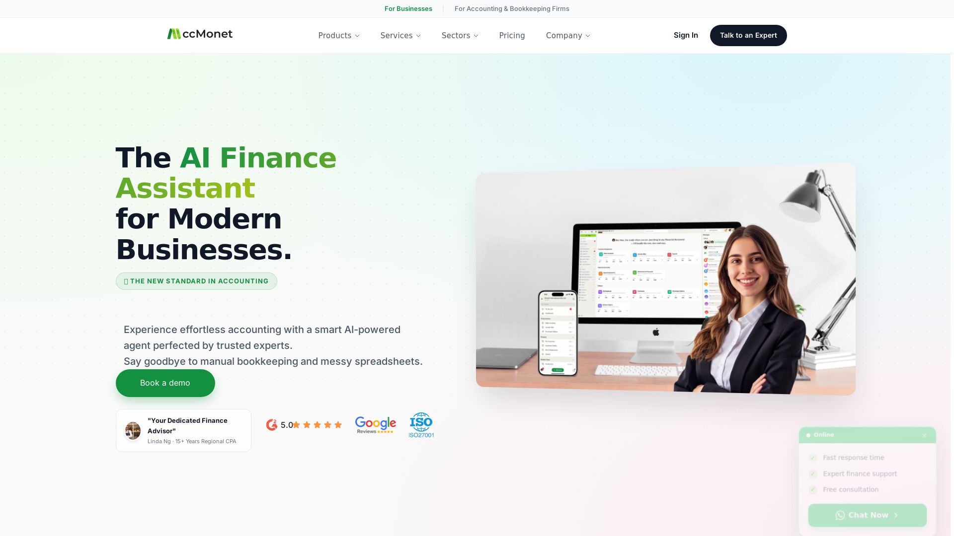 cc:Monet Home - AI Finance Assistant