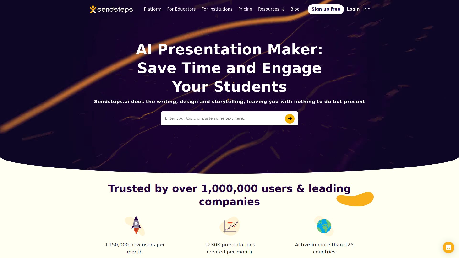 Sendsteps.ai: First AI Presentation Tool