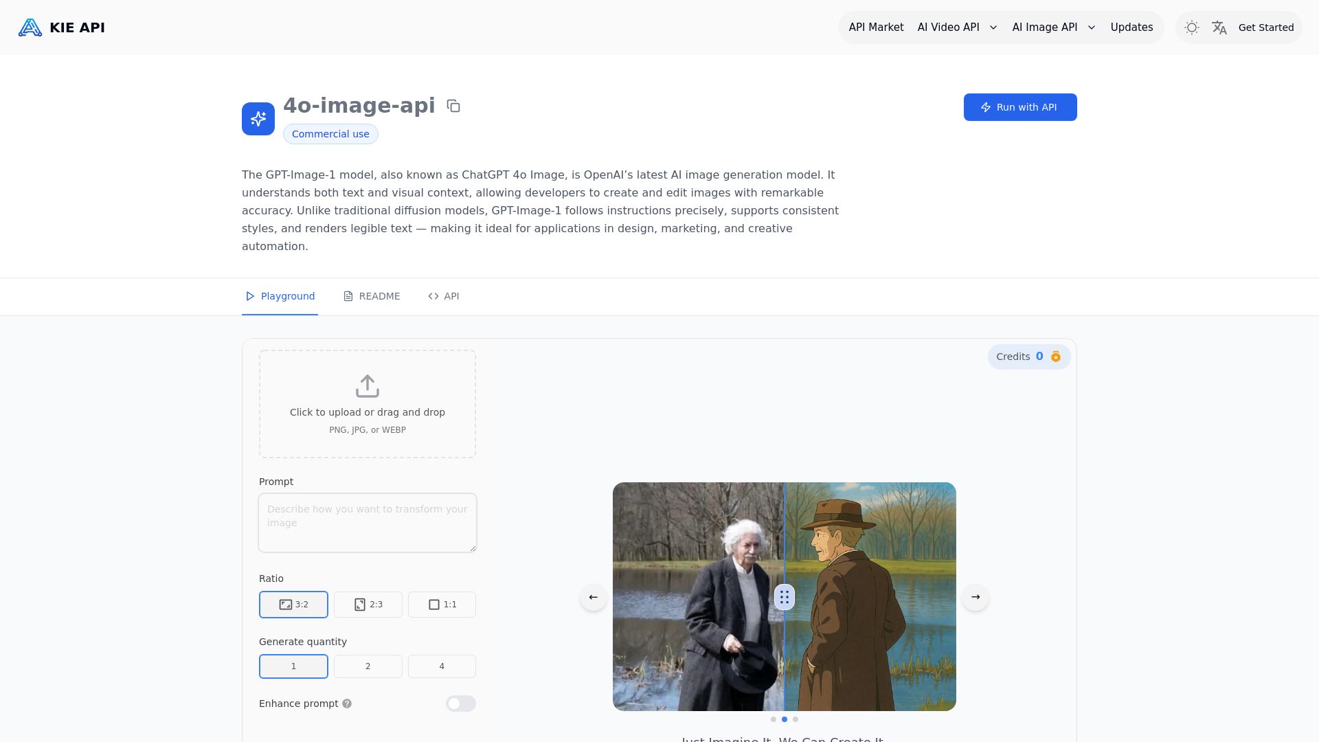 Kie.ai: Affordable and Reliable 4o Image API(The latest released)