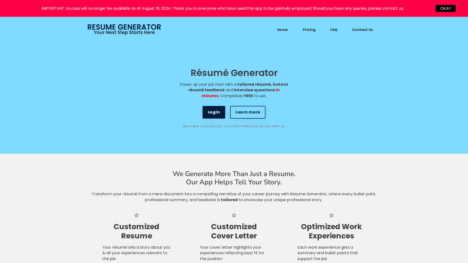 Resume Generator