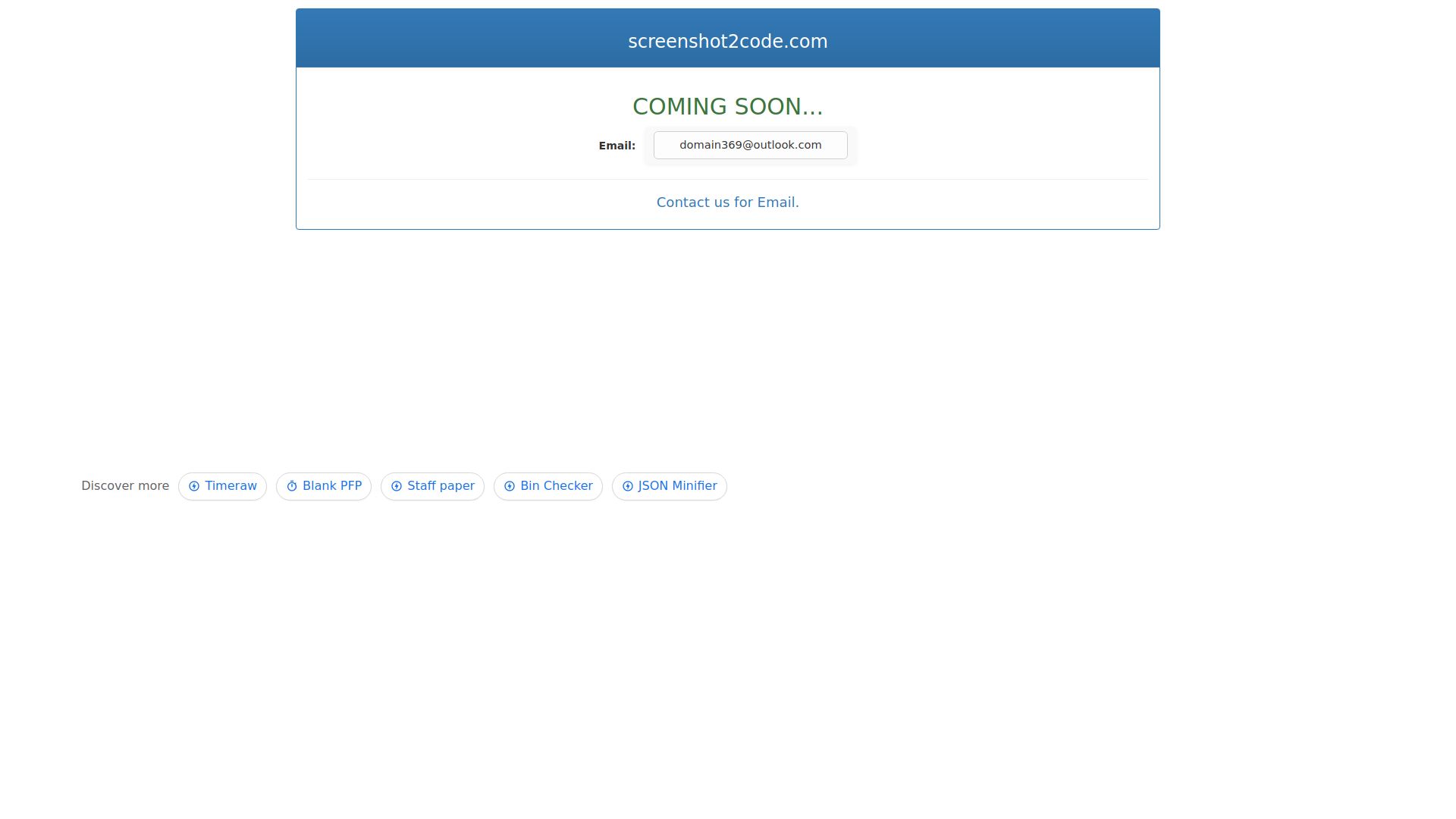 Screenshot2Code