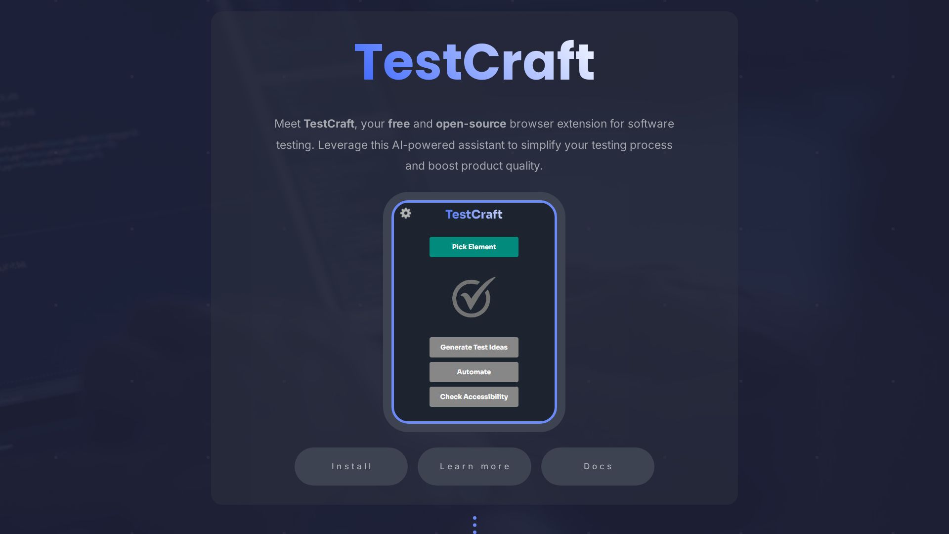 TestCraft / Automation / Best tools - GoGetGPT.com