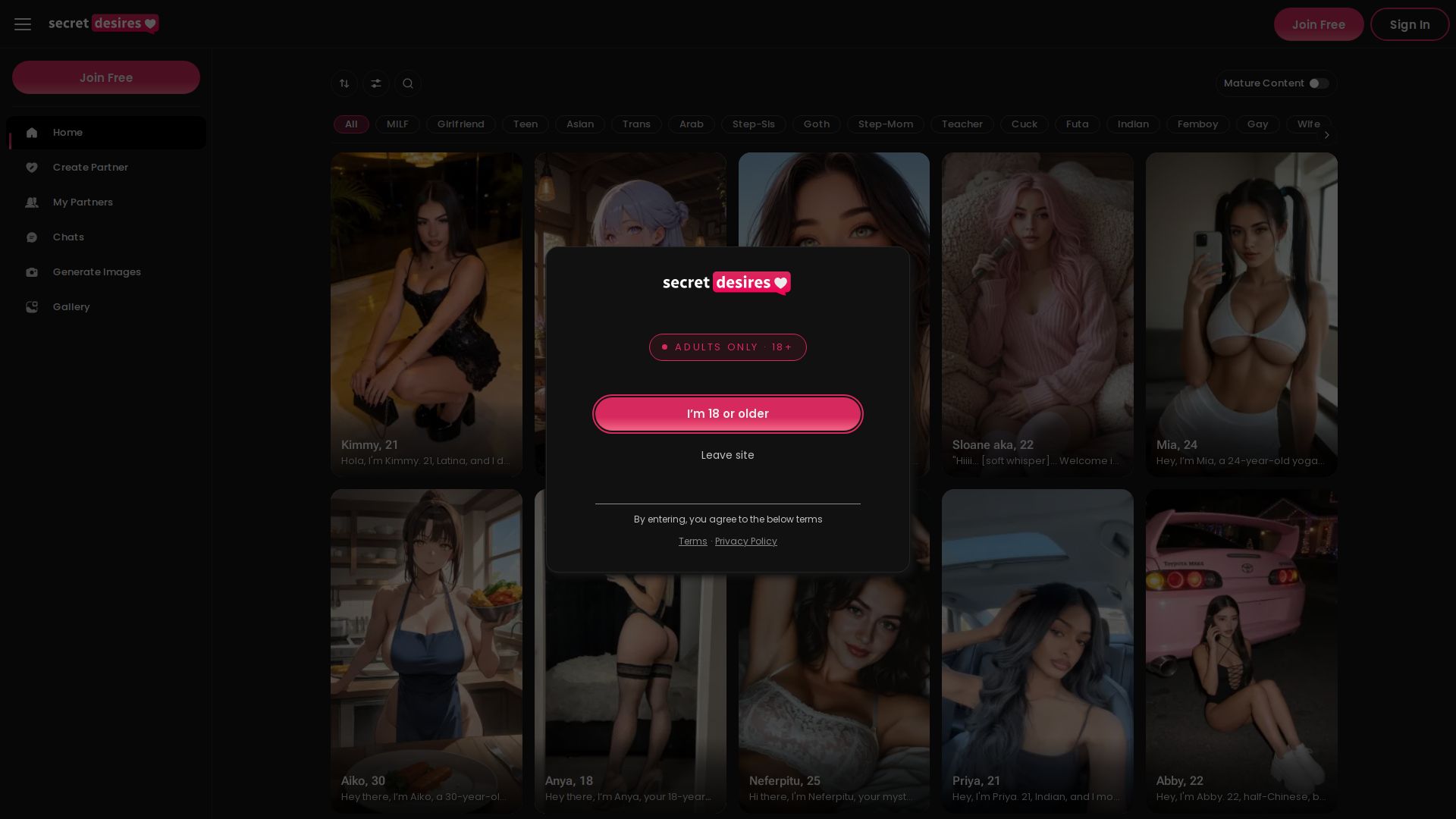 Secret Desires AI