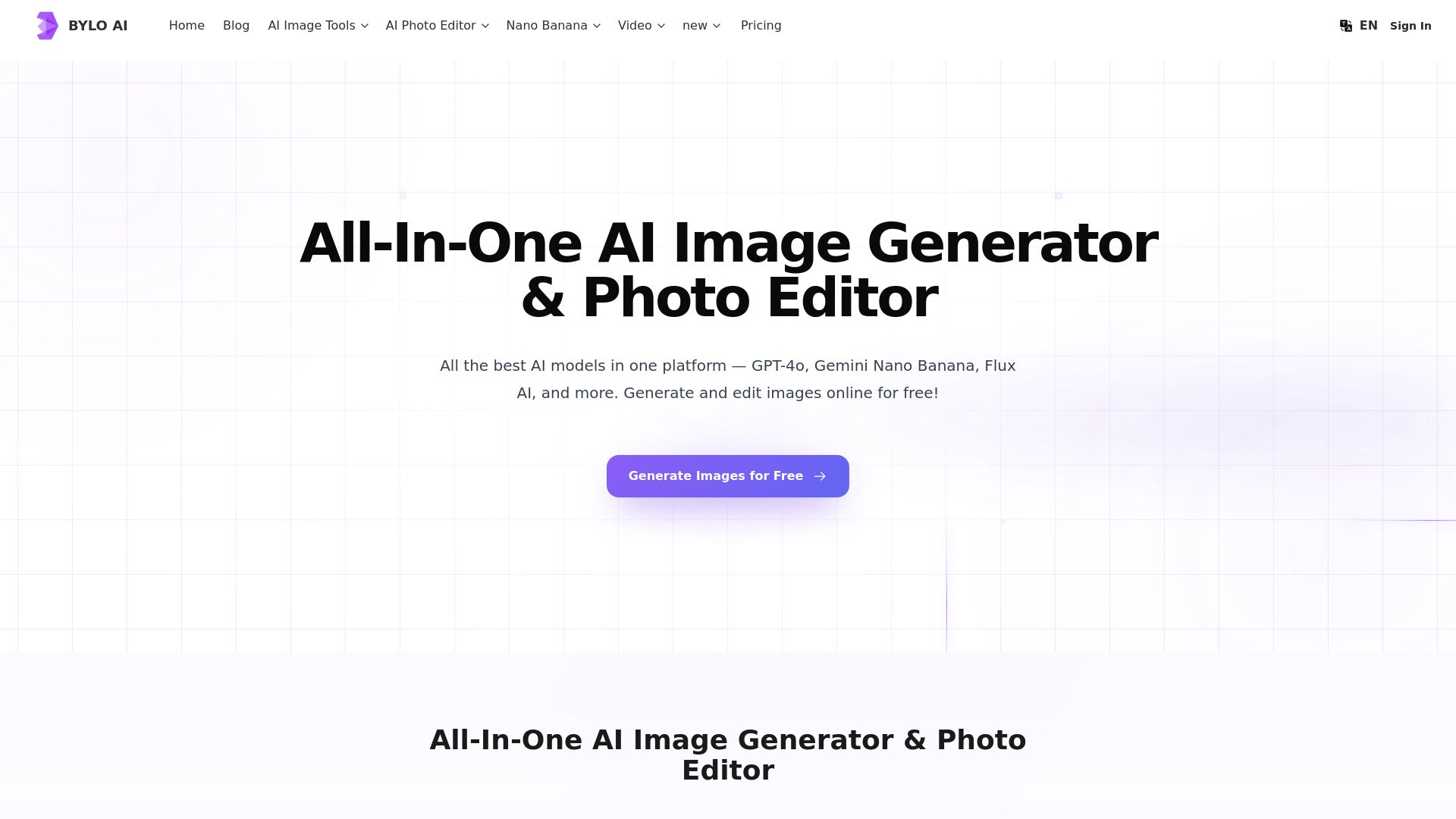 Bylo.ai: Free AI Image Generator