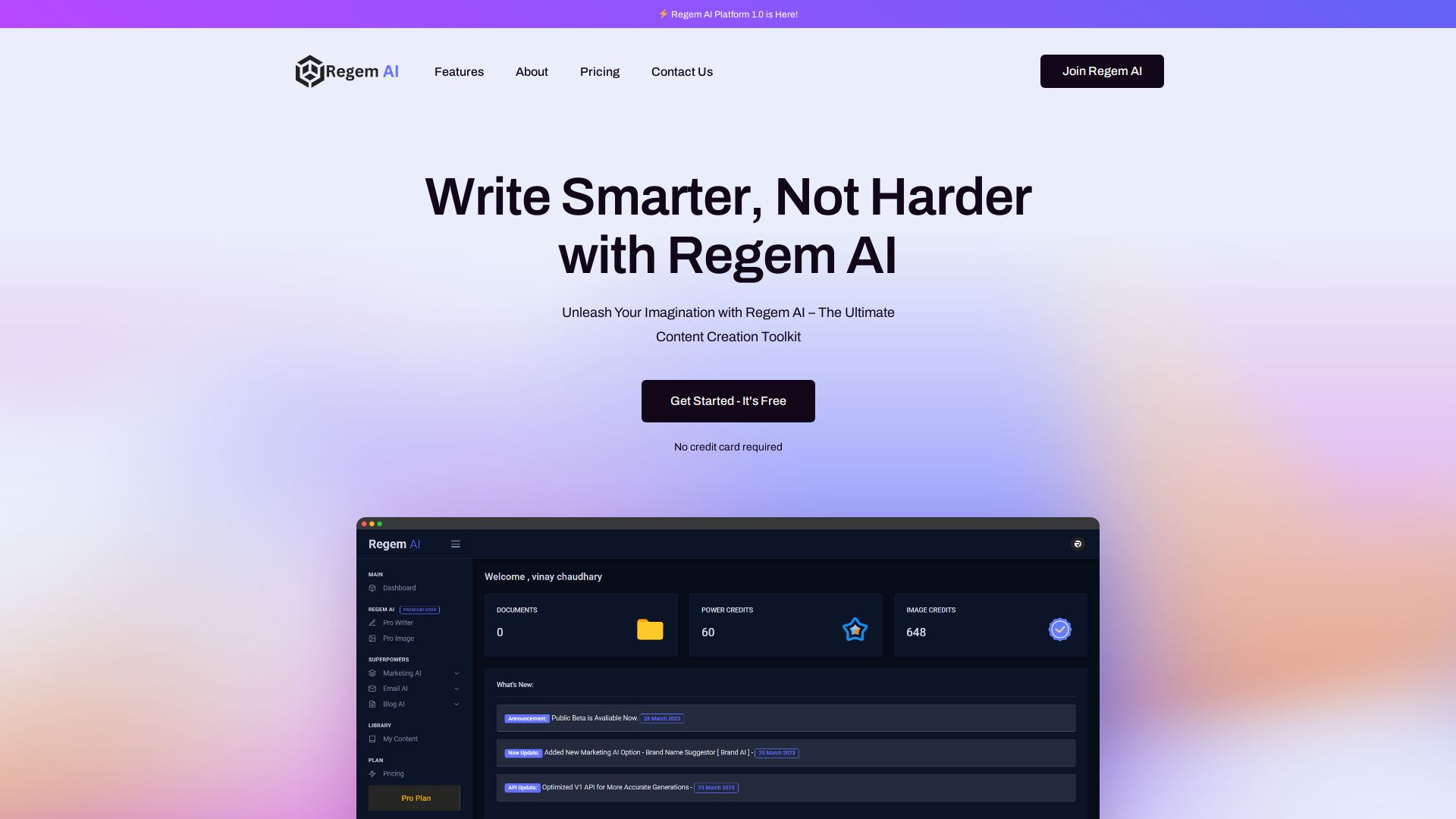 Regem AI Platform