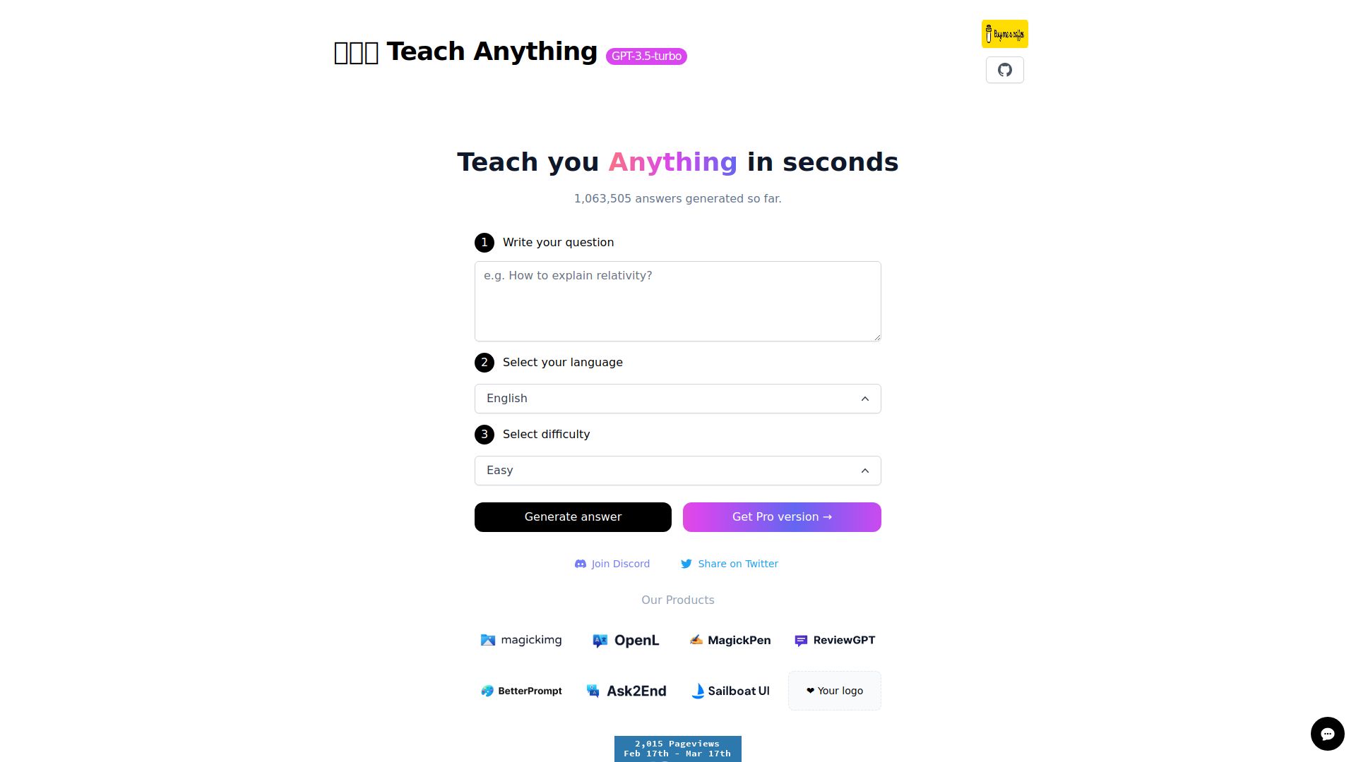 Teach Anything