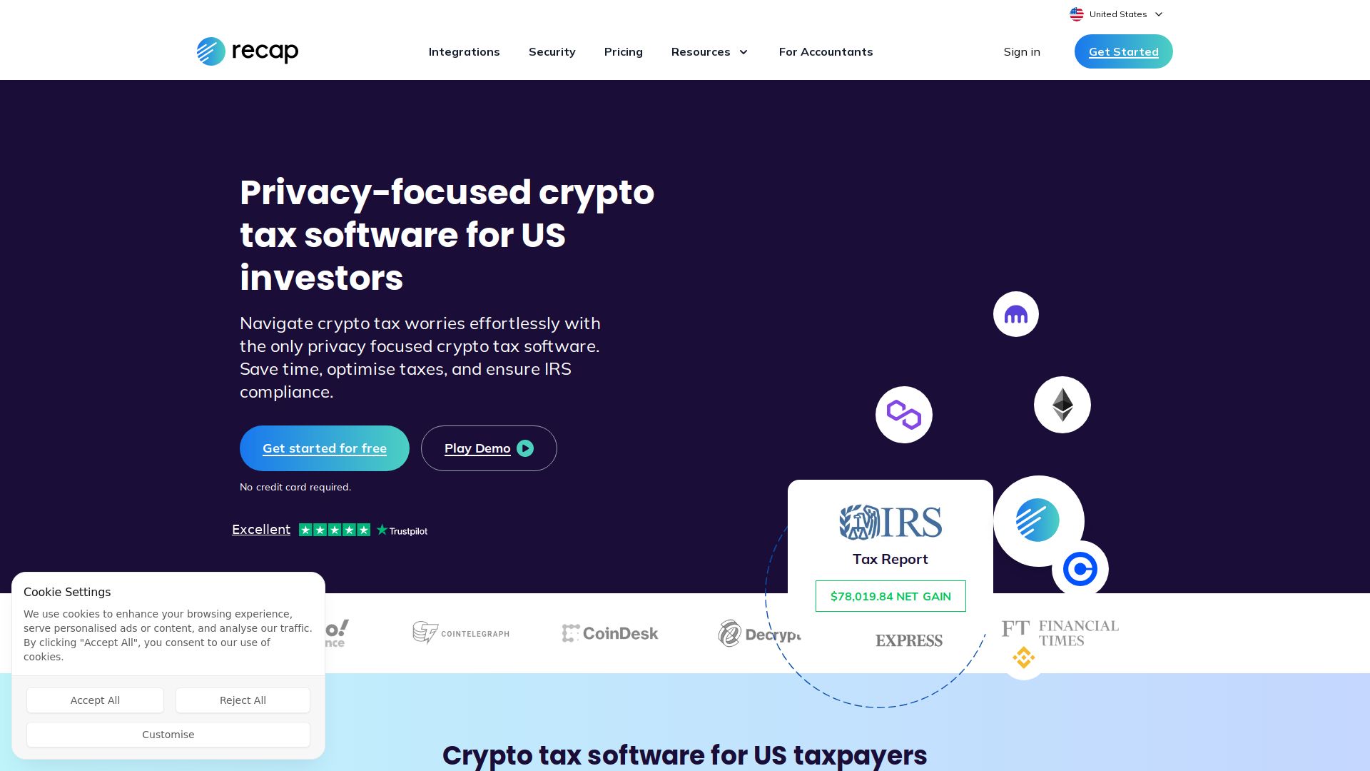 Recap NFT Gallery with AI Appraisals