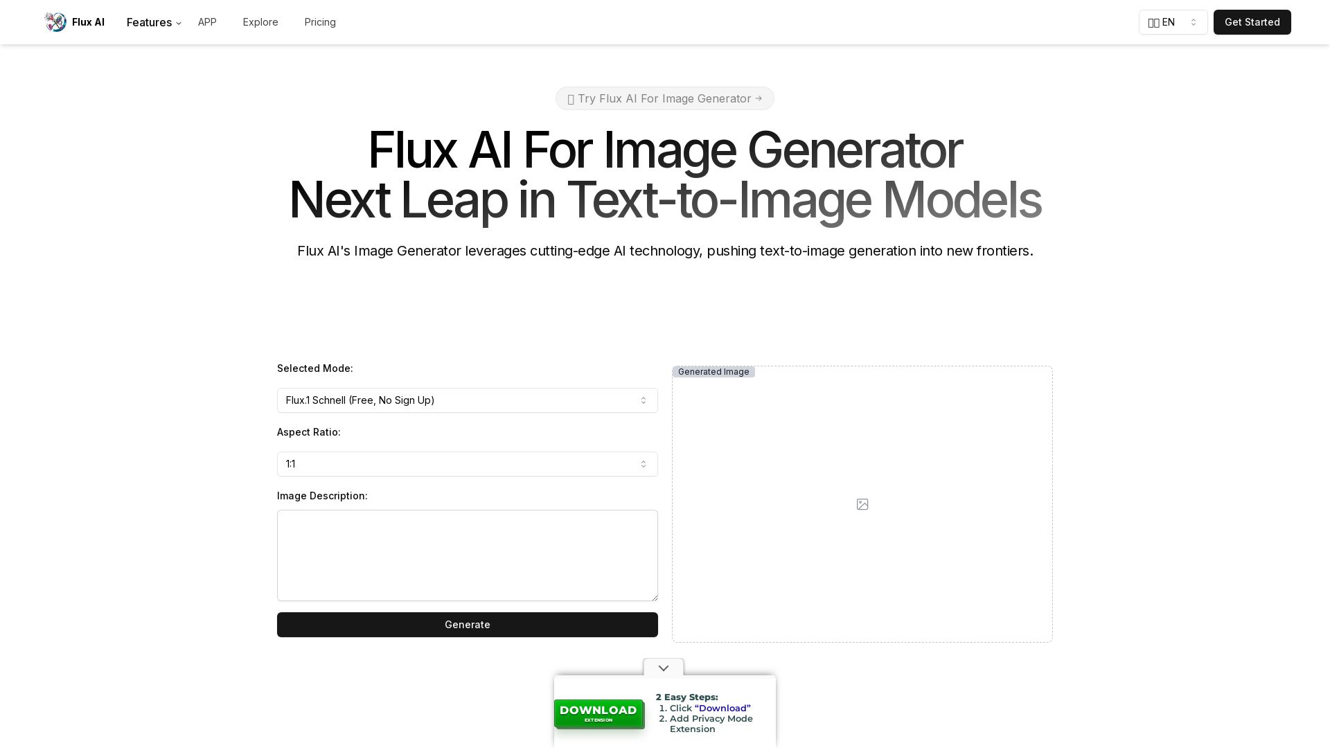 Flux Image Generator