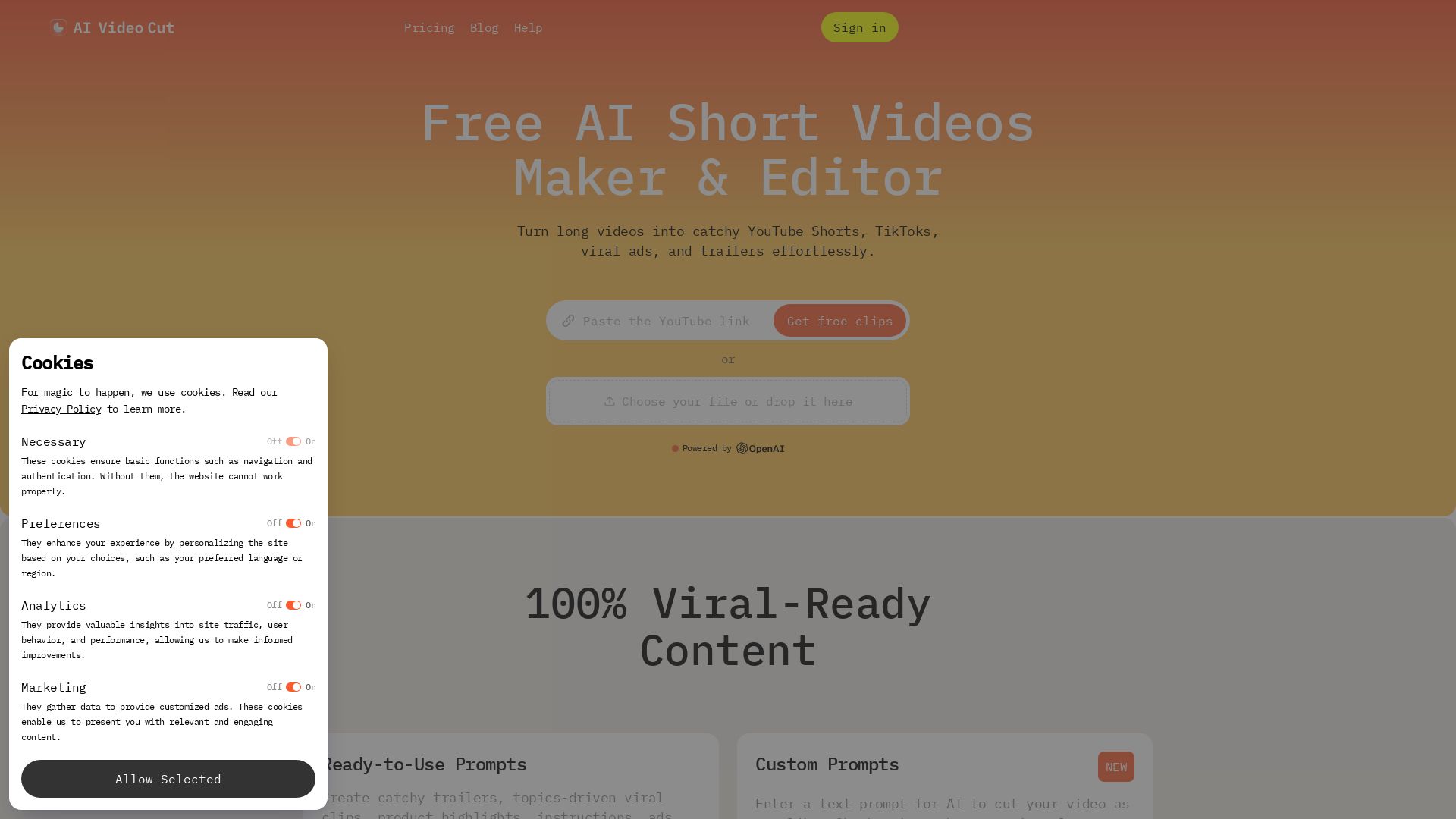 AI Video Cut
