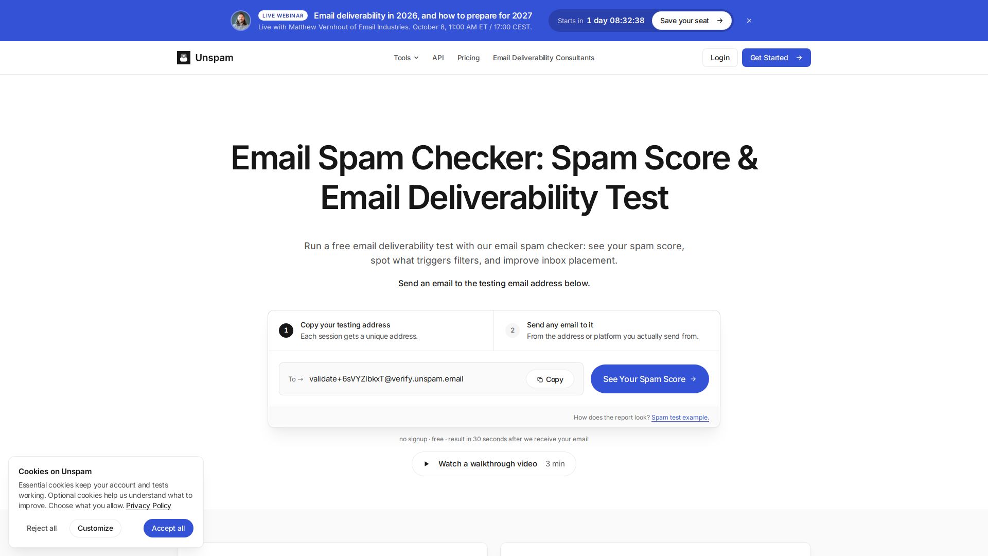 unspam.email