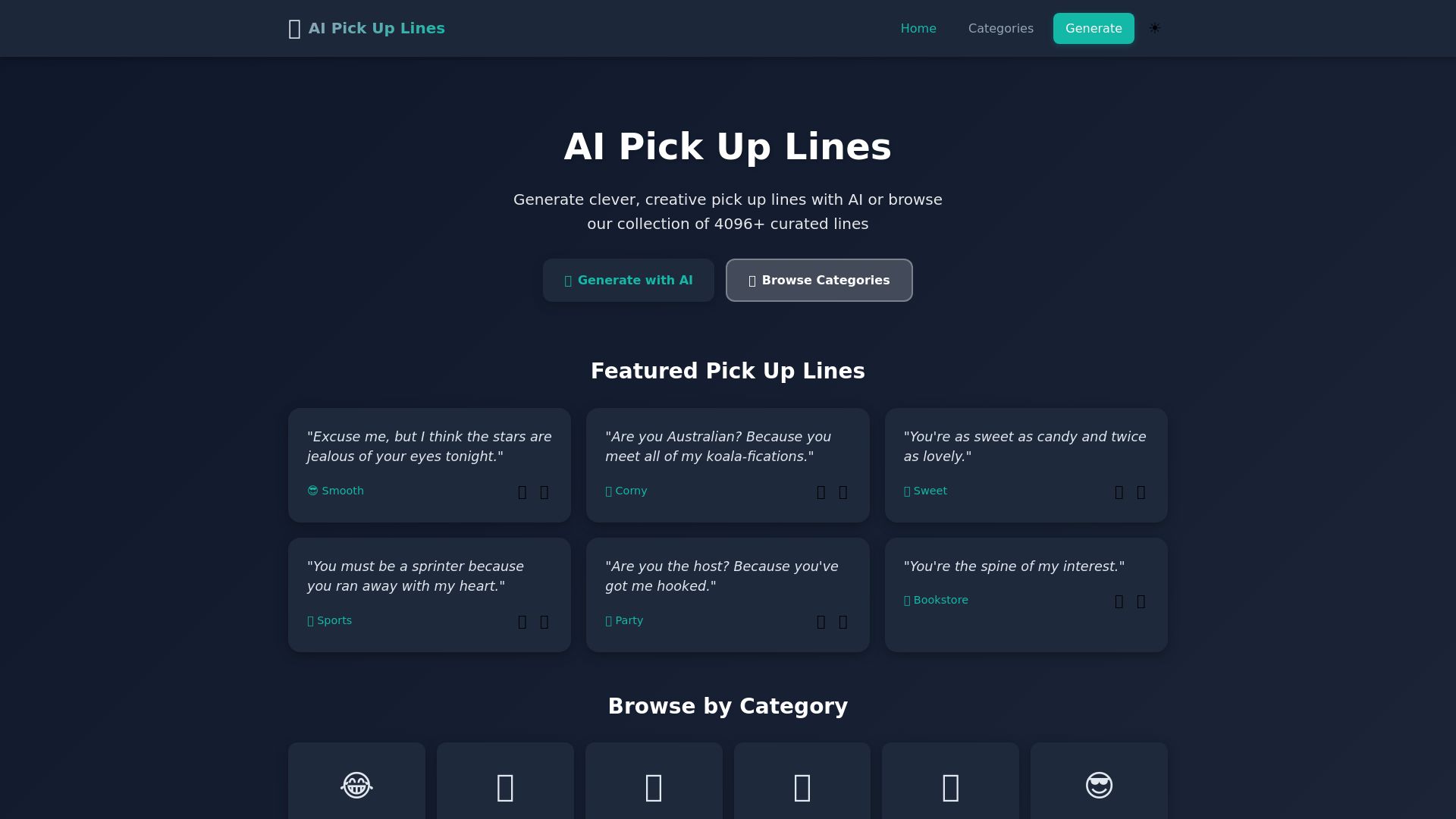 AI Pickup Lines