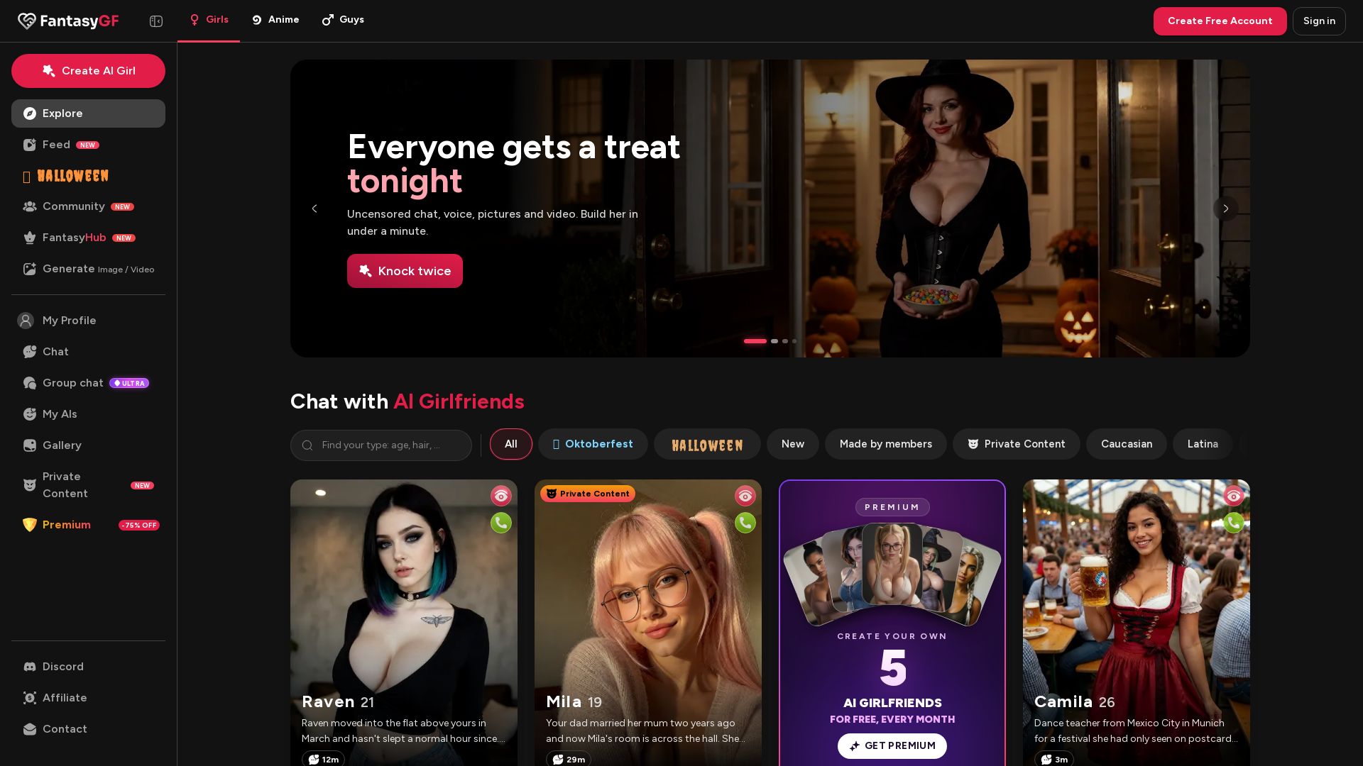 AI Generated Girlfriends