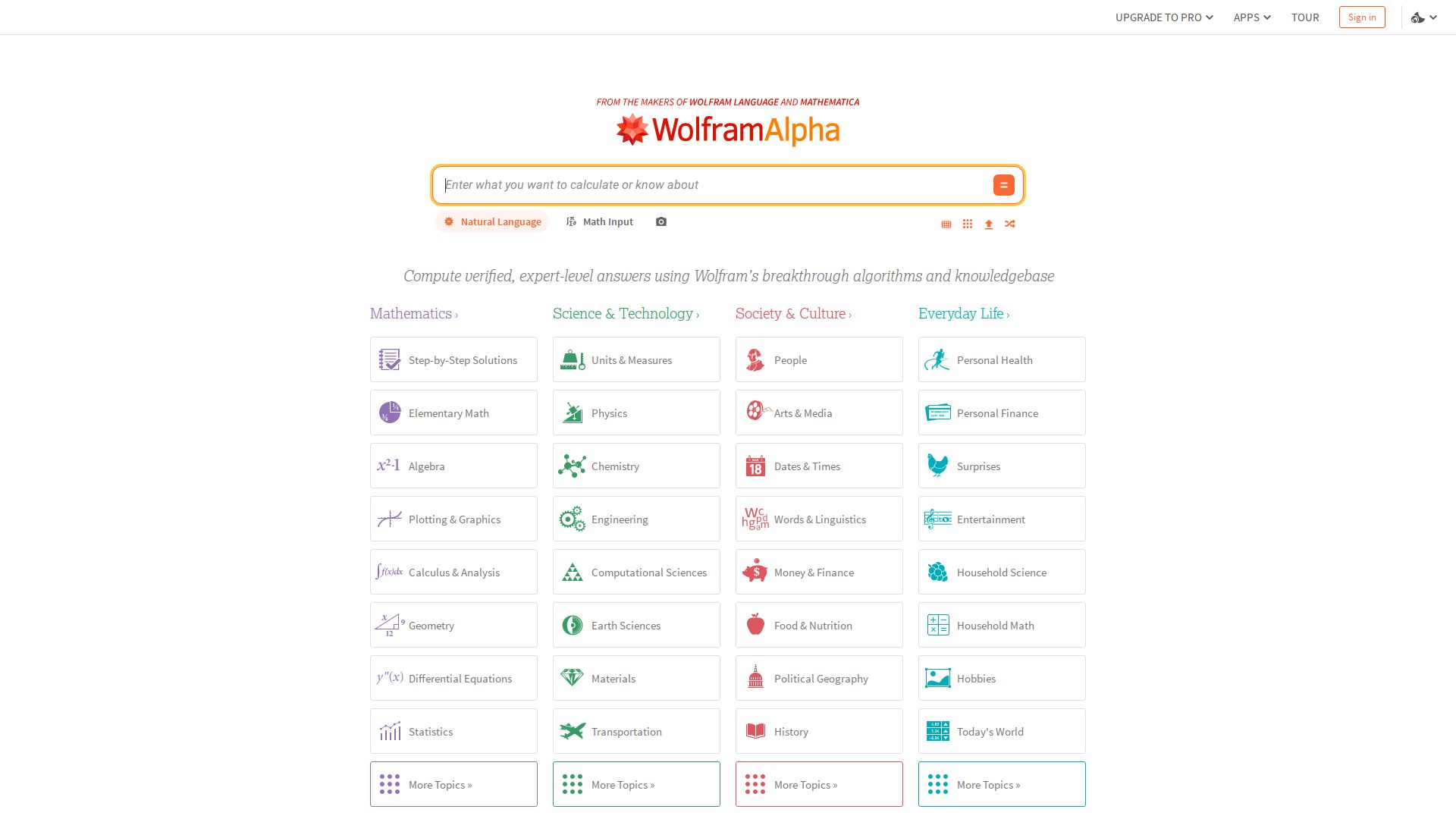 WolframAlpha