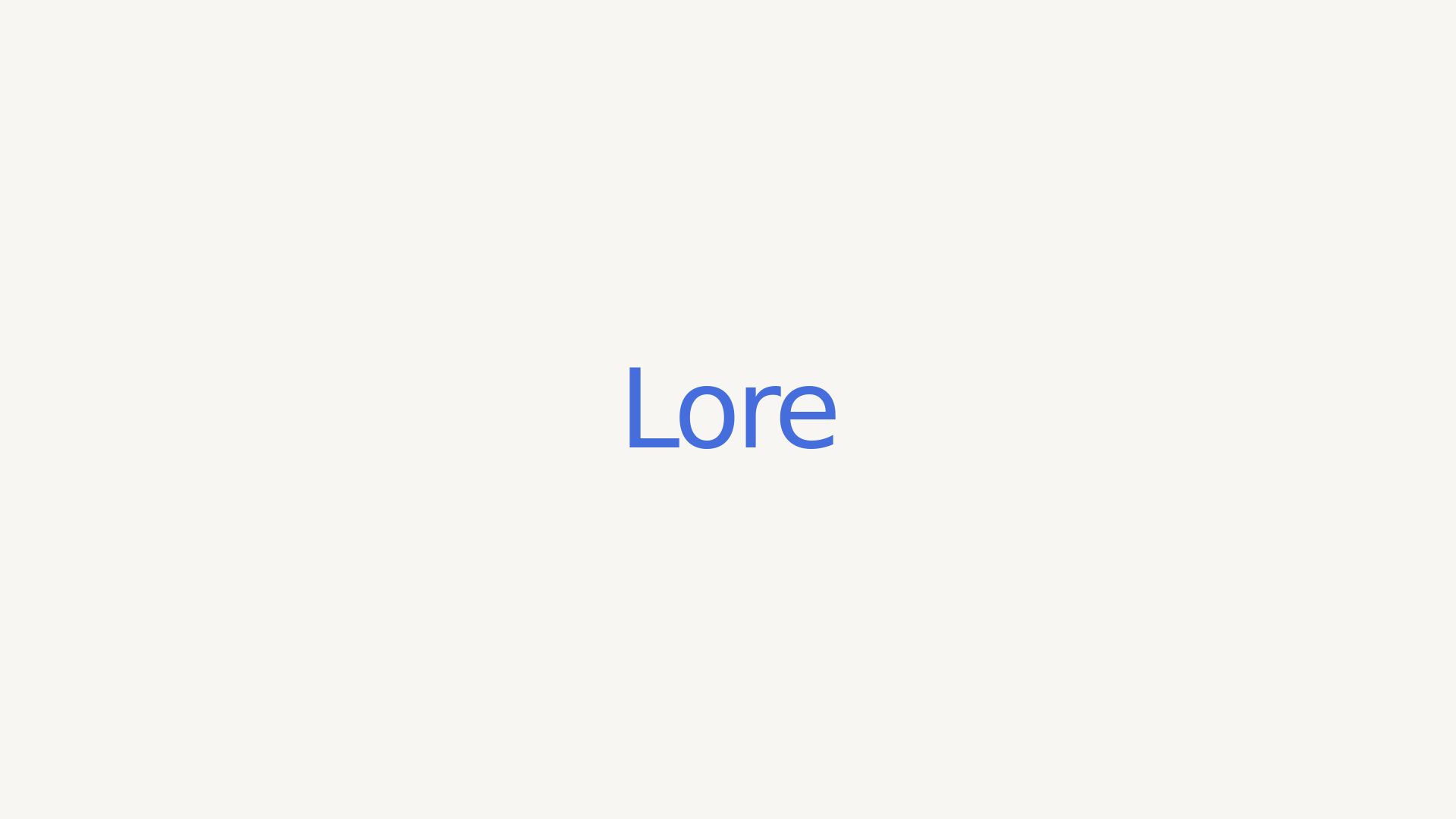 Lore.com