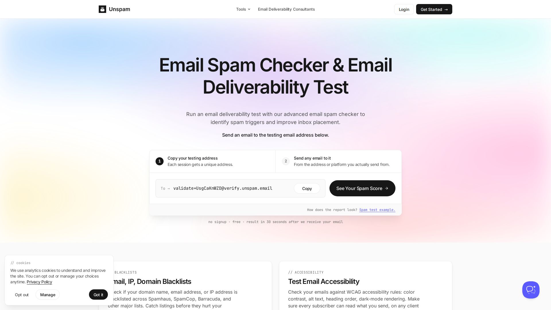 unspam.email