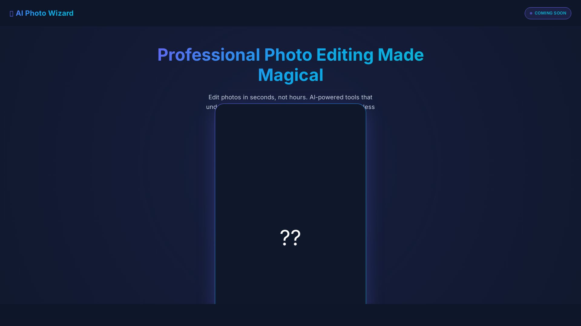 AI Photo Wizard