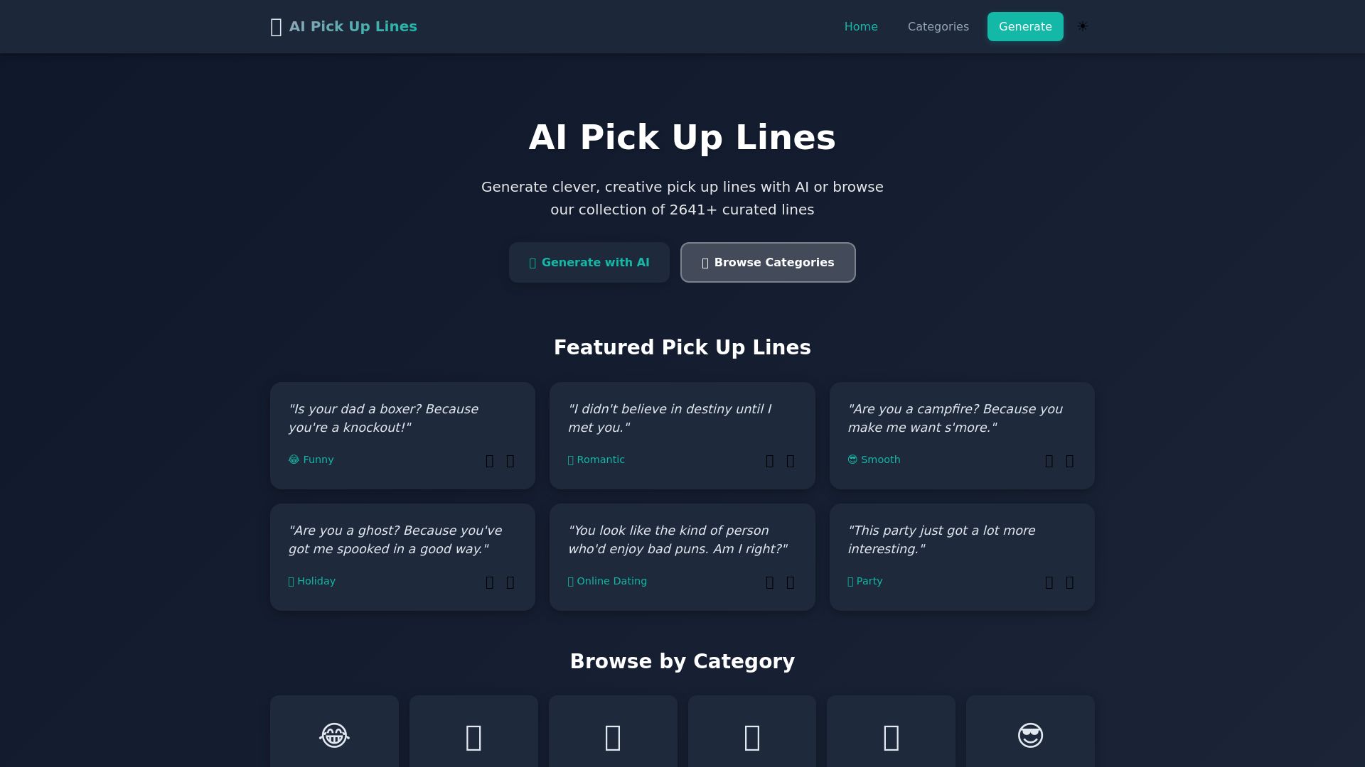 AI Pickup Lines