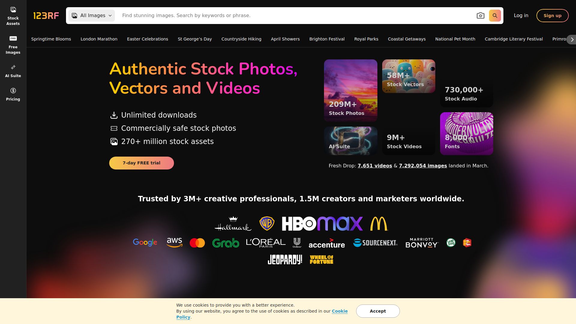 123RF AI Search Engine