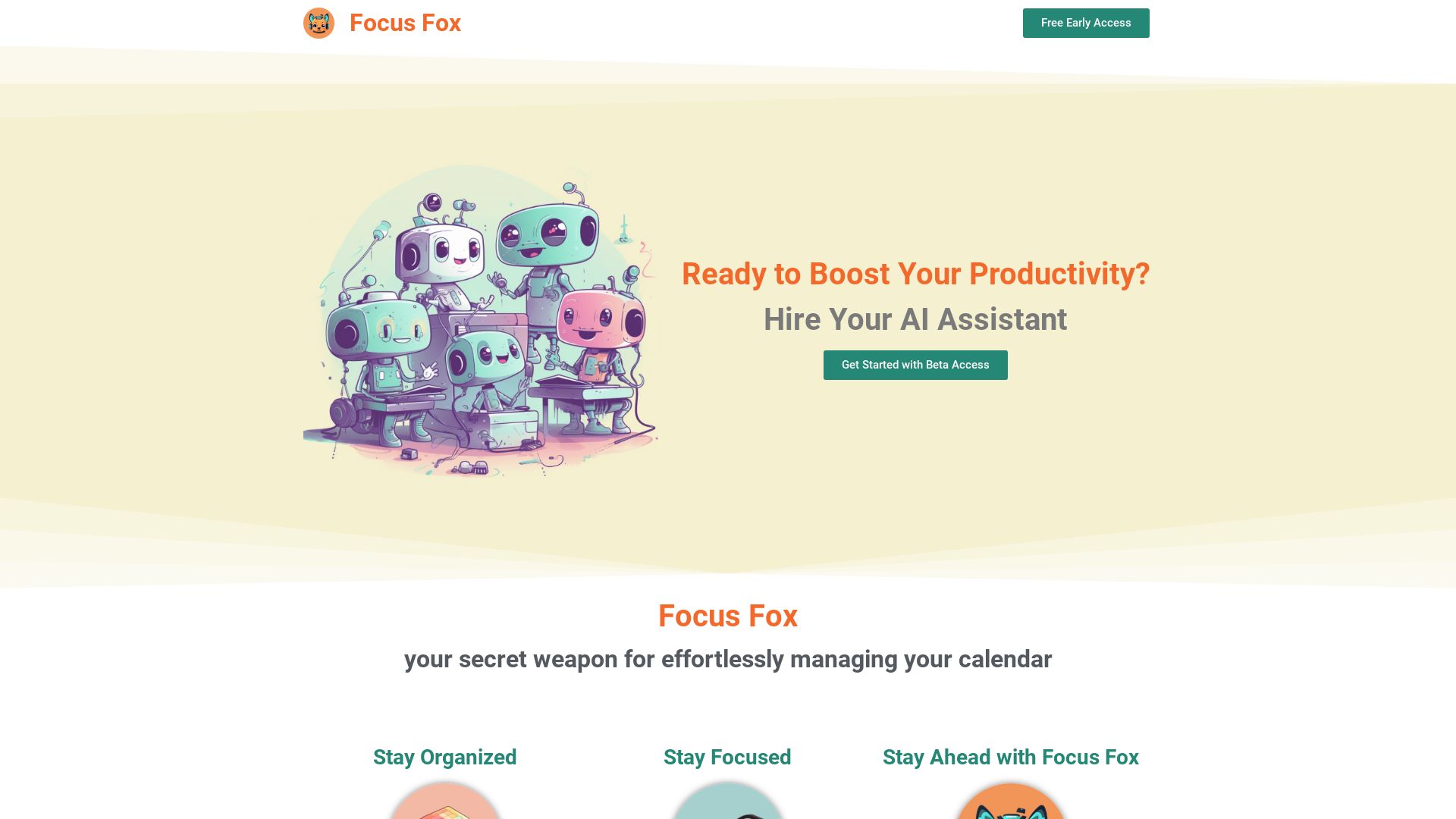 Focus Fox / Productivity / Best tools - GoGetGPT.com