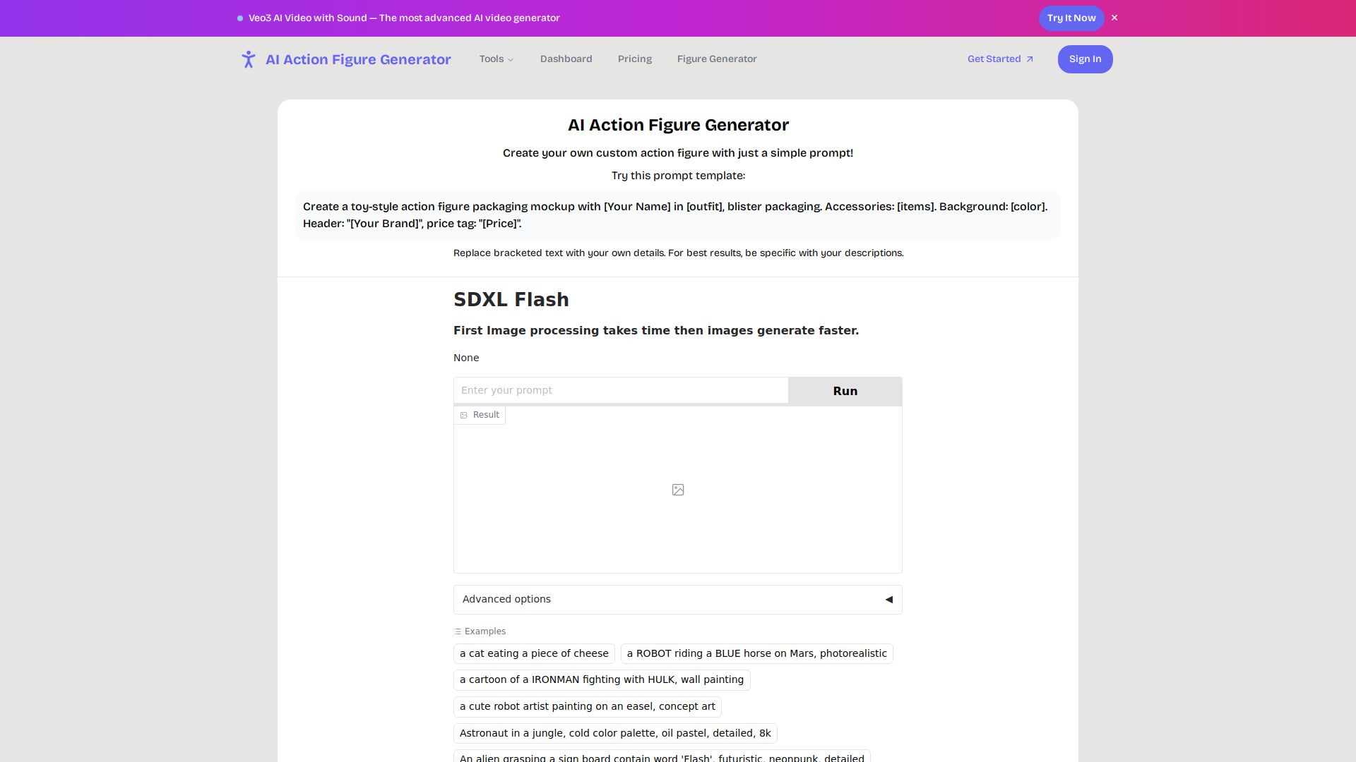 AI Action Figure Generator