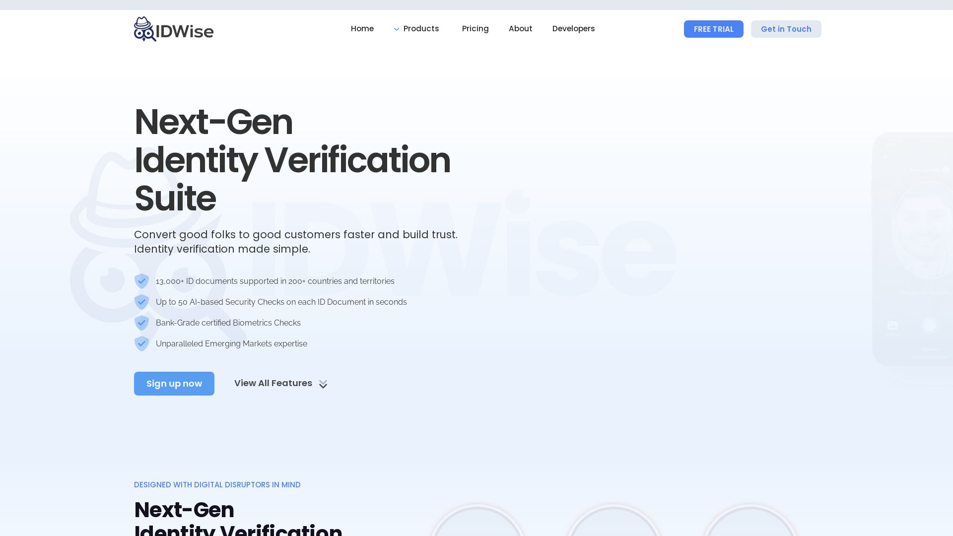 IDWise Identity Verification, eKYC & AML