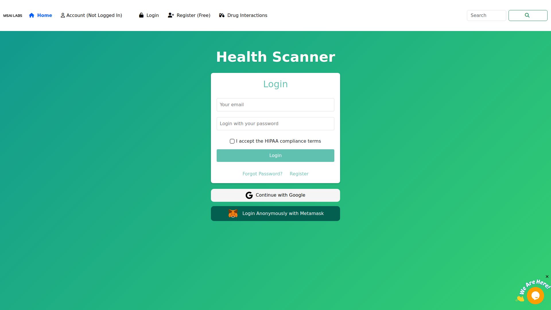 Health Scanner
