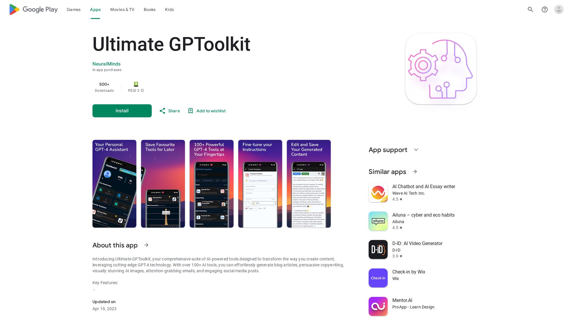 Ultimate GPToolkit