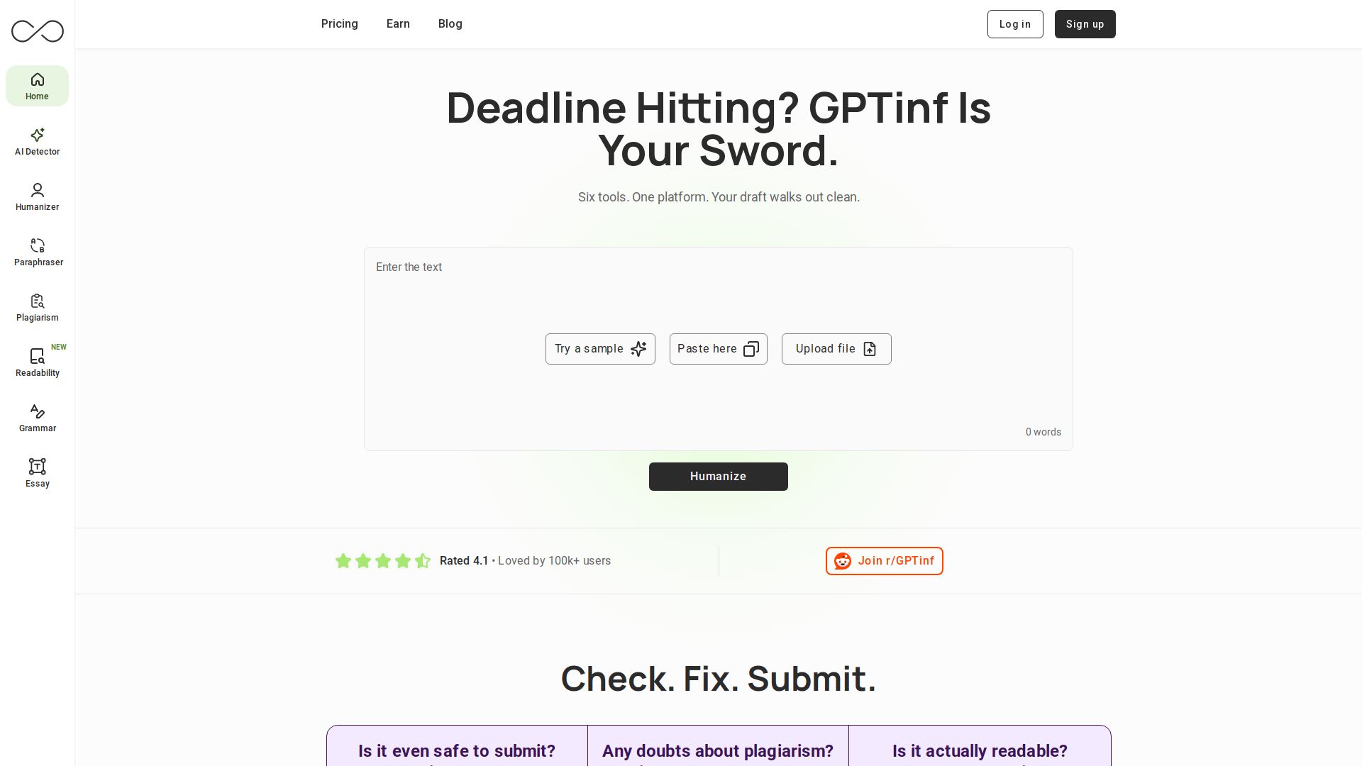 GPTinf