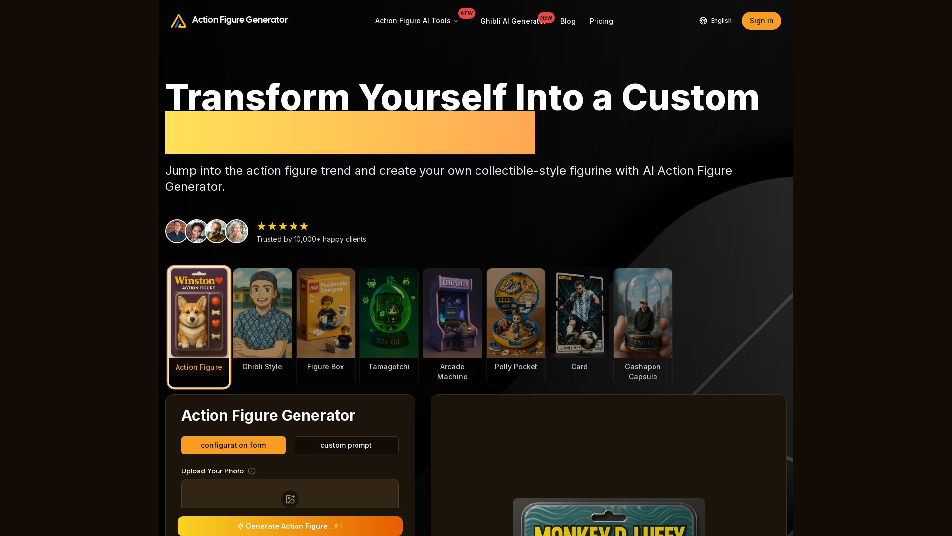 Action Figure Generator