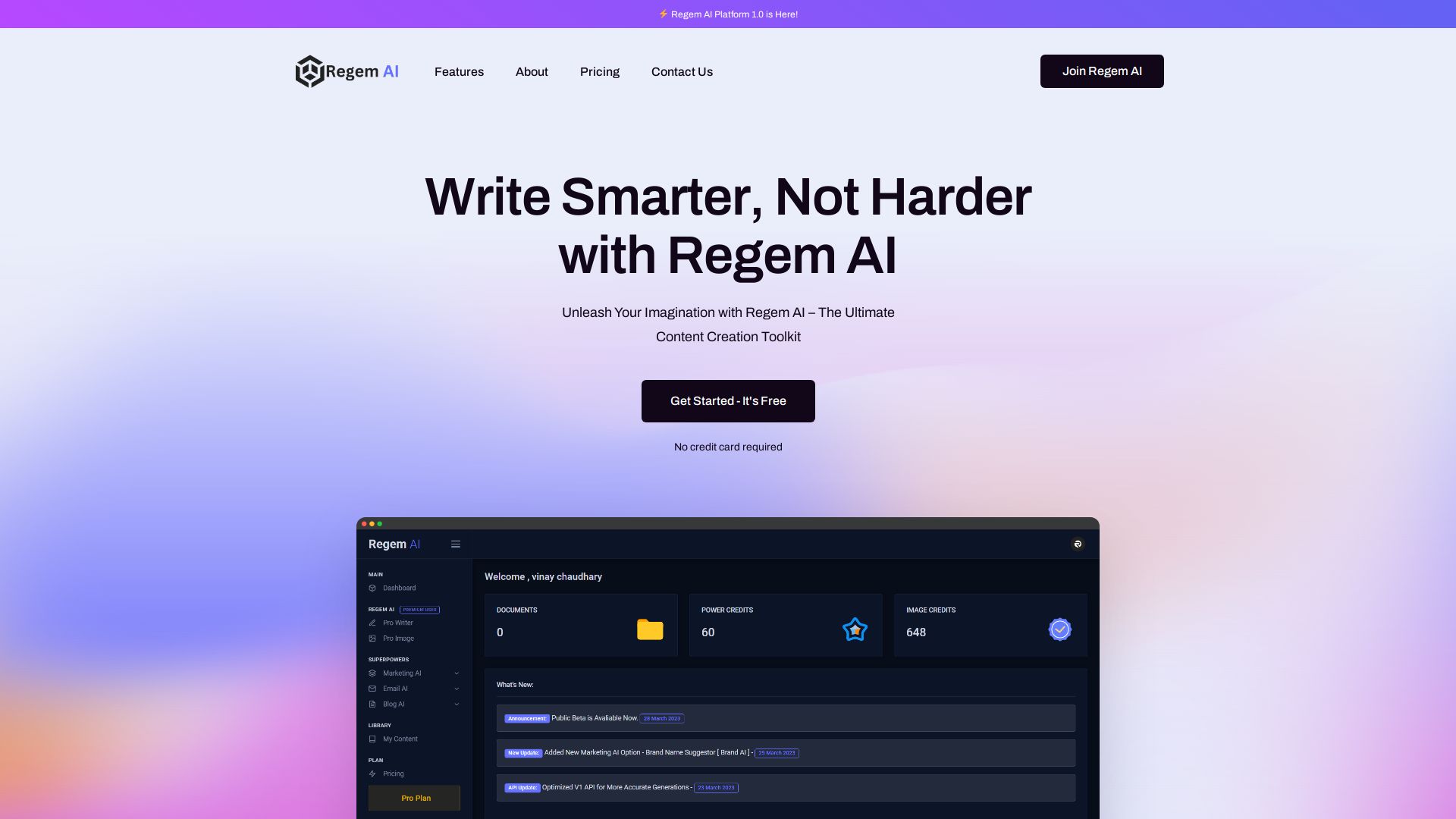 Regem AI Platform