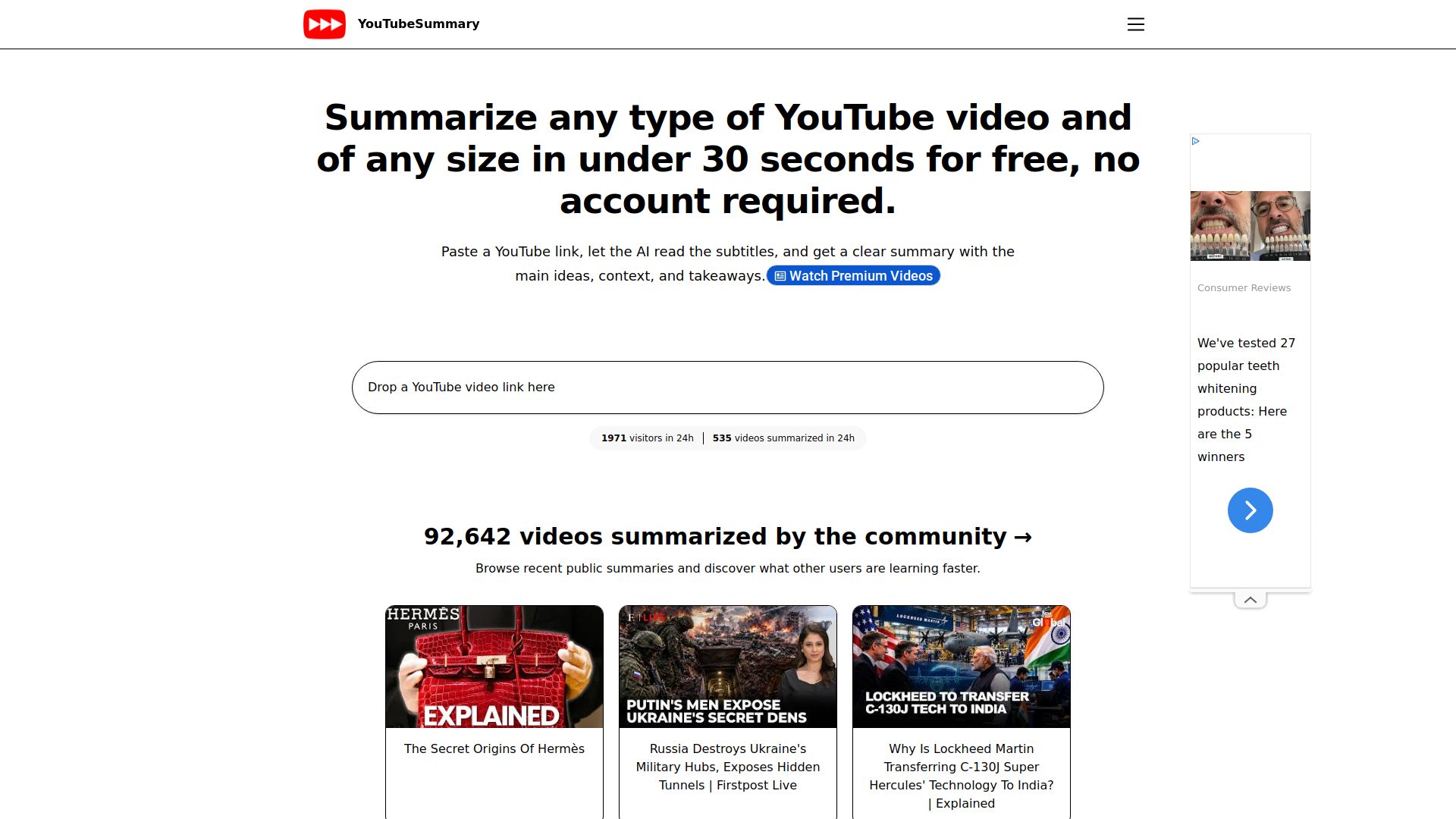 YouTube Summary