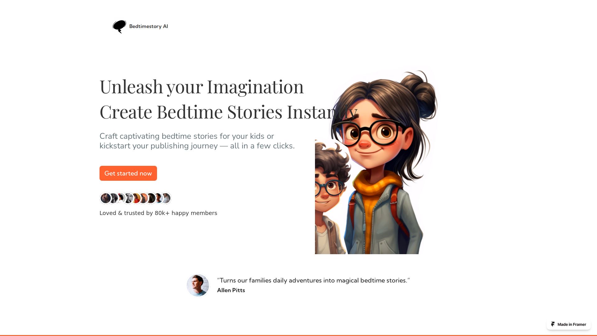 BedtimeStory AI
