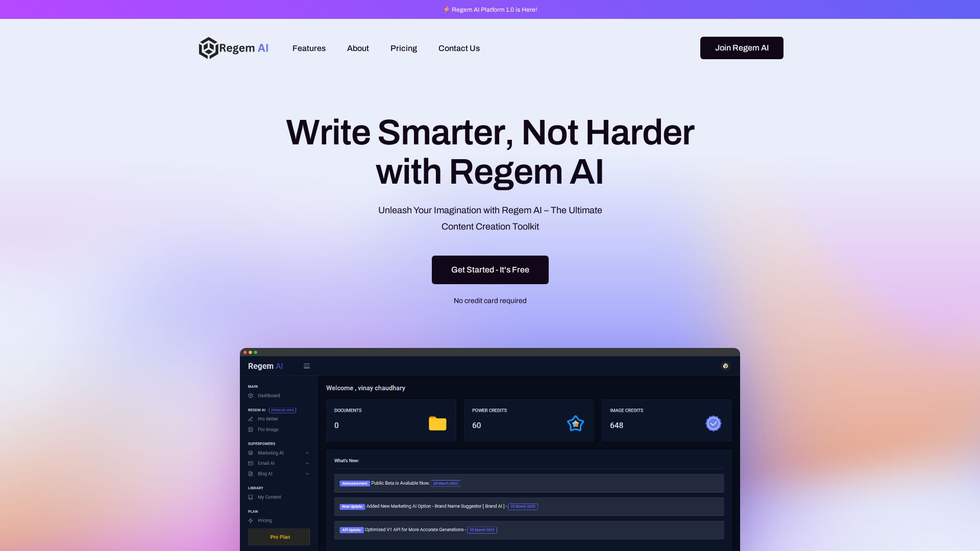 Regem AI Platform