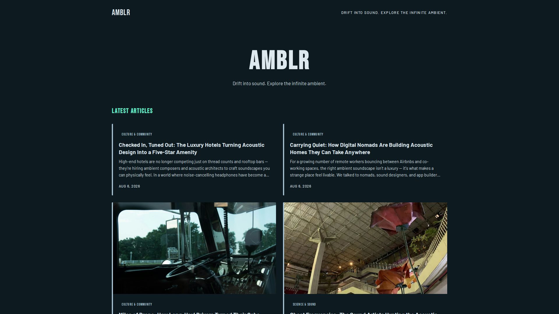 AMBLR - AI Travel Planner