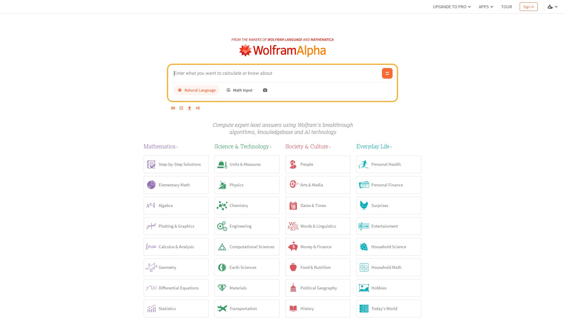 WolframAlpha