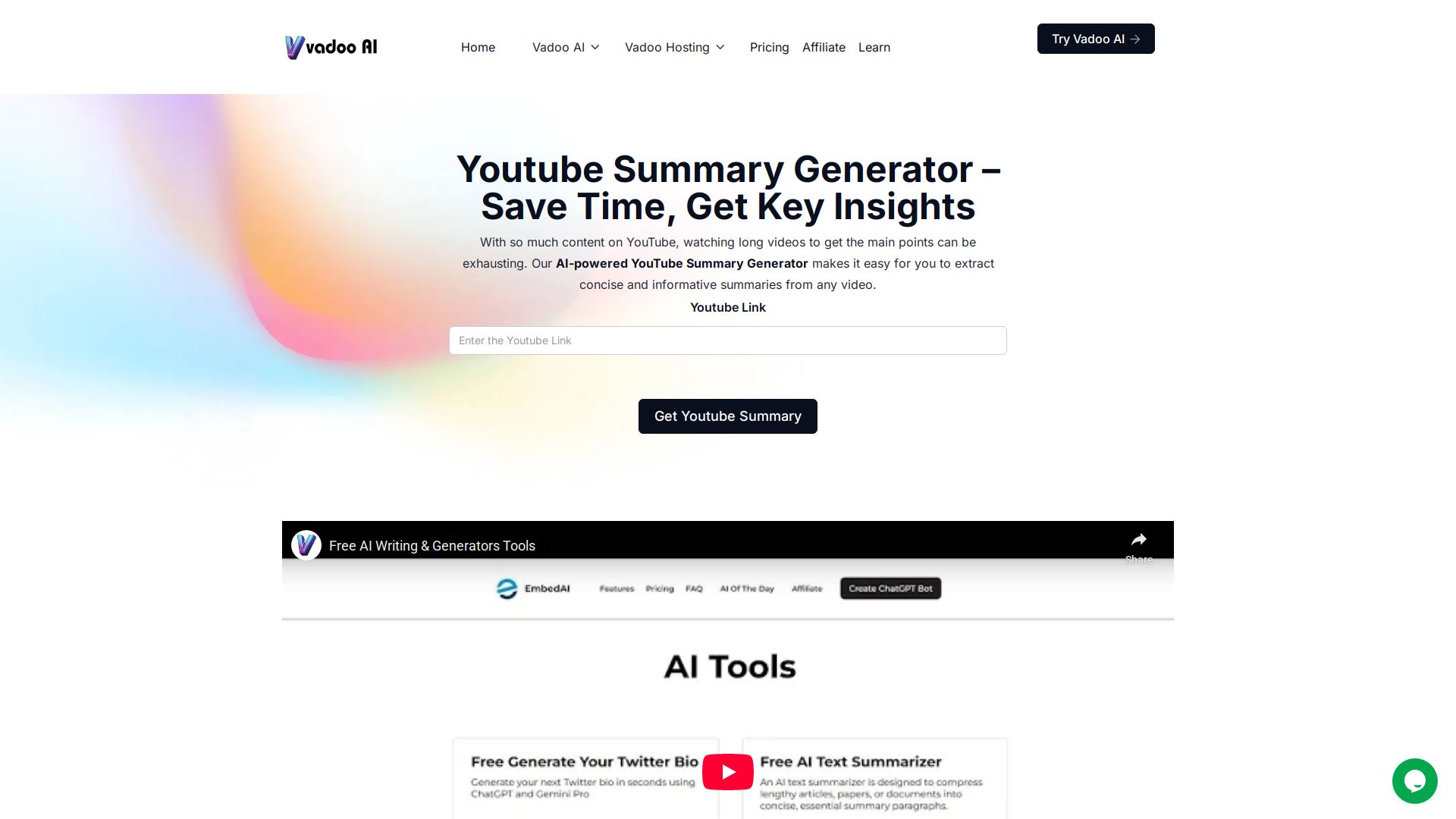 Youtube Summary Generator