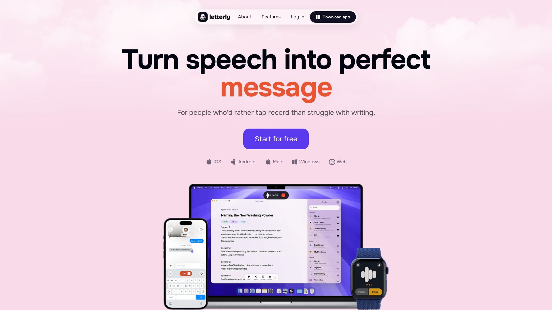 Letterly App