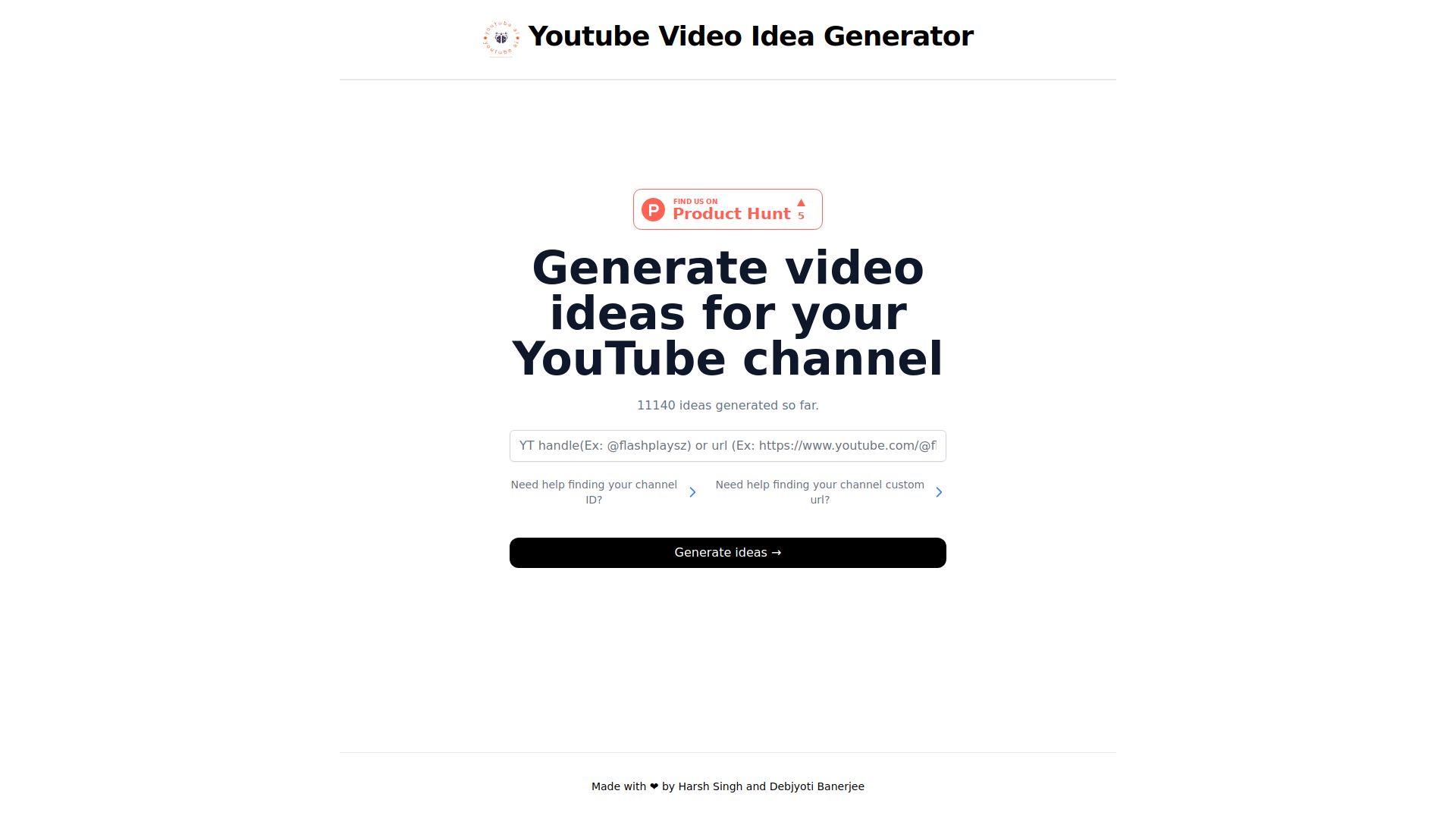 YT Ideas