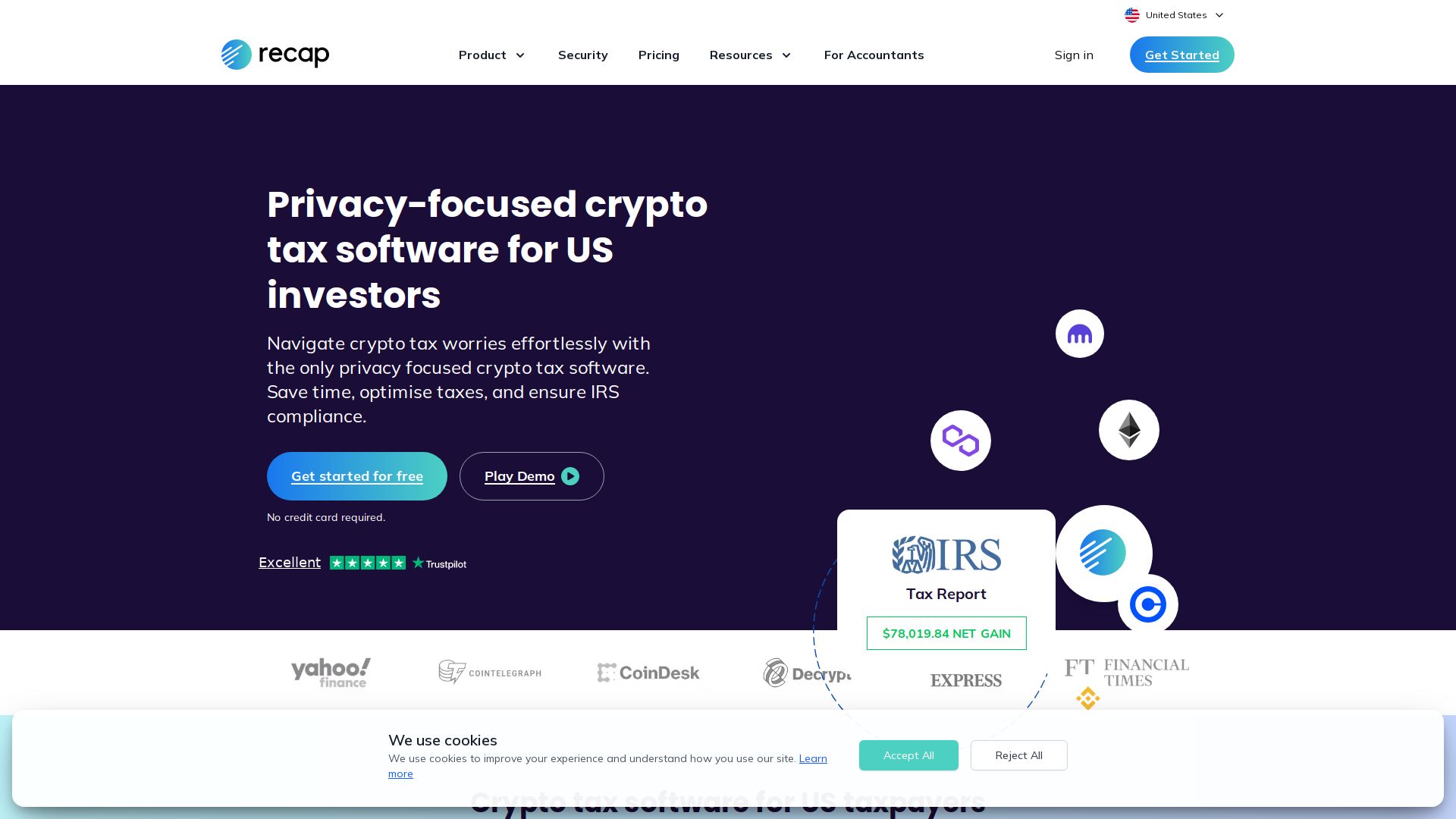 Recap NFT Gallery with AI Appraisals