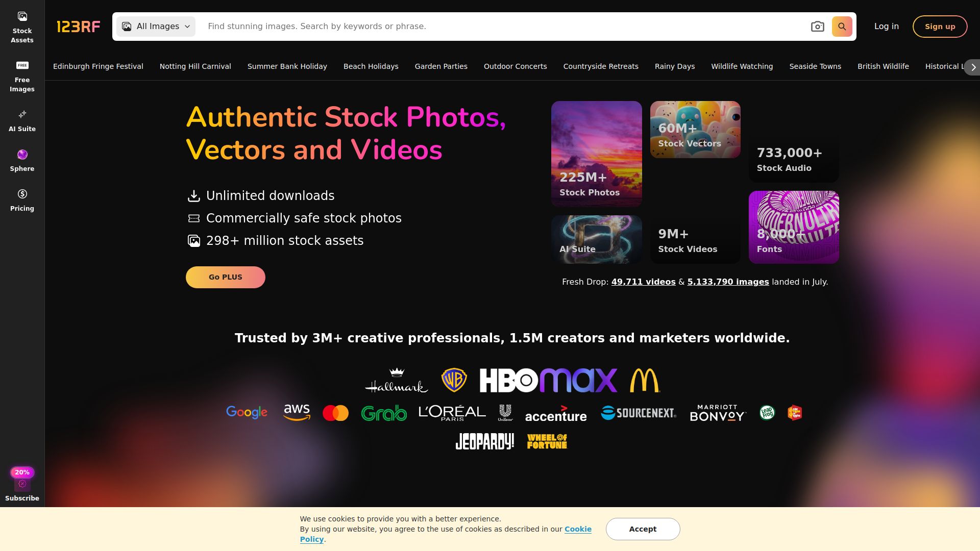 123RF AI Search Engine