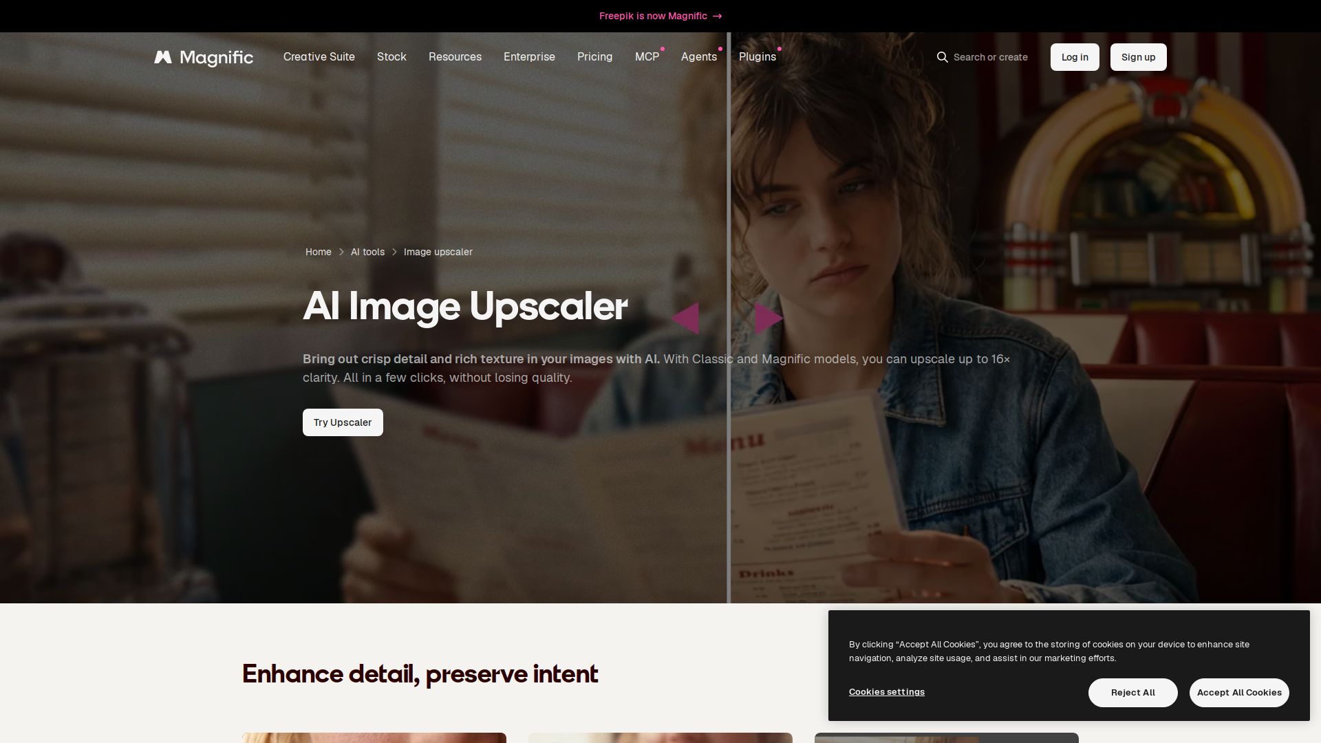 Freepik Upscaler