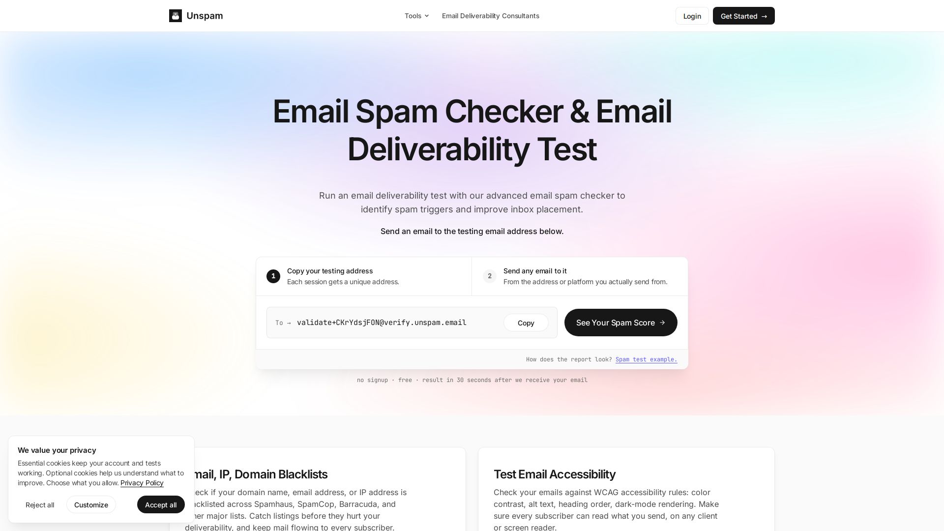 unspam.email