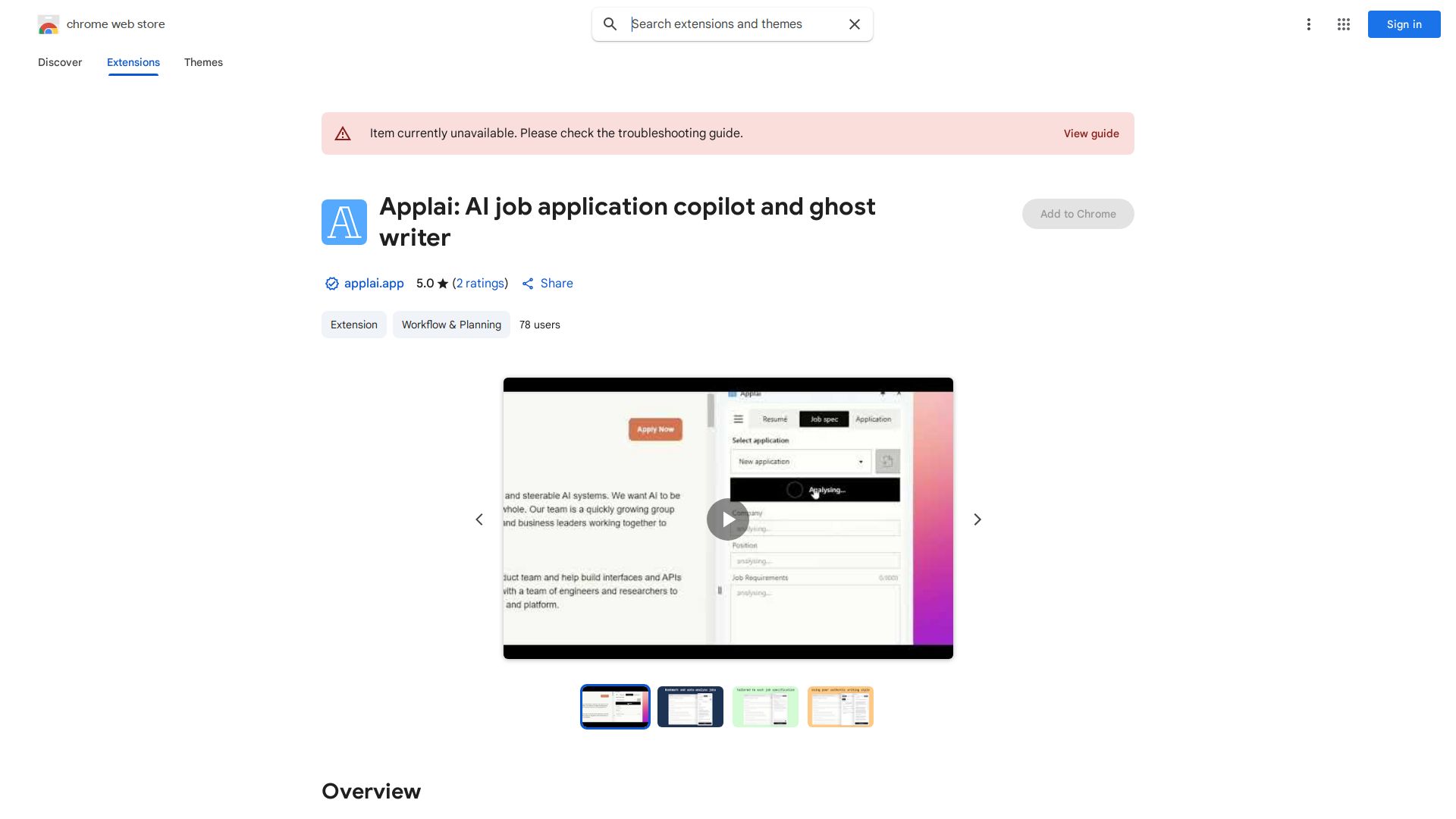 Applai AI Chrome Extension