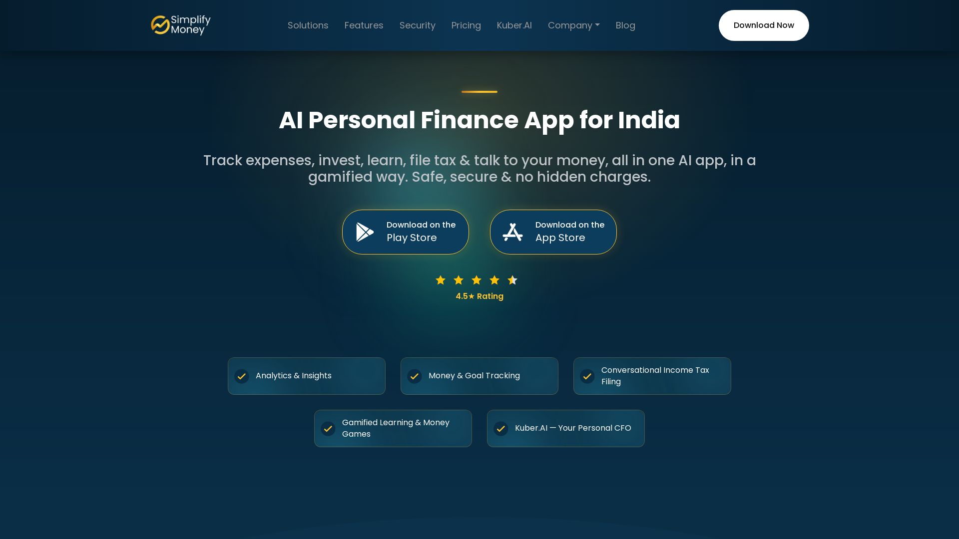 Simplify Money App