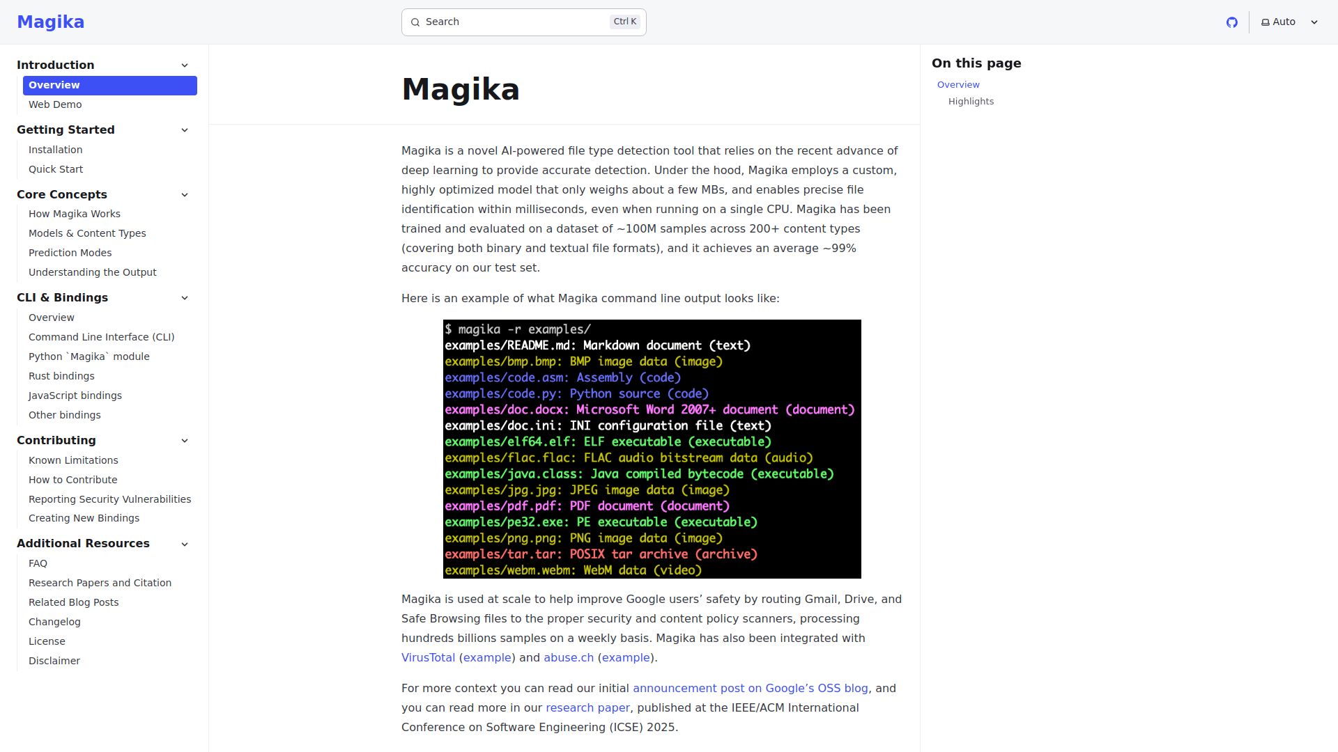 Magika by Google