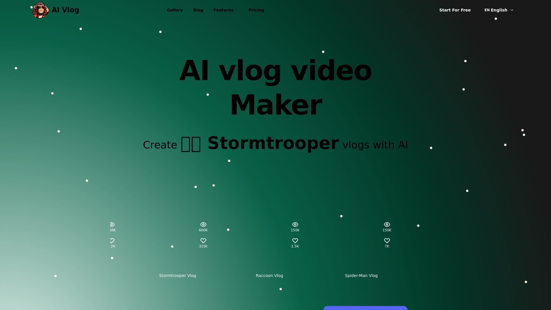 AI vlog video Maker