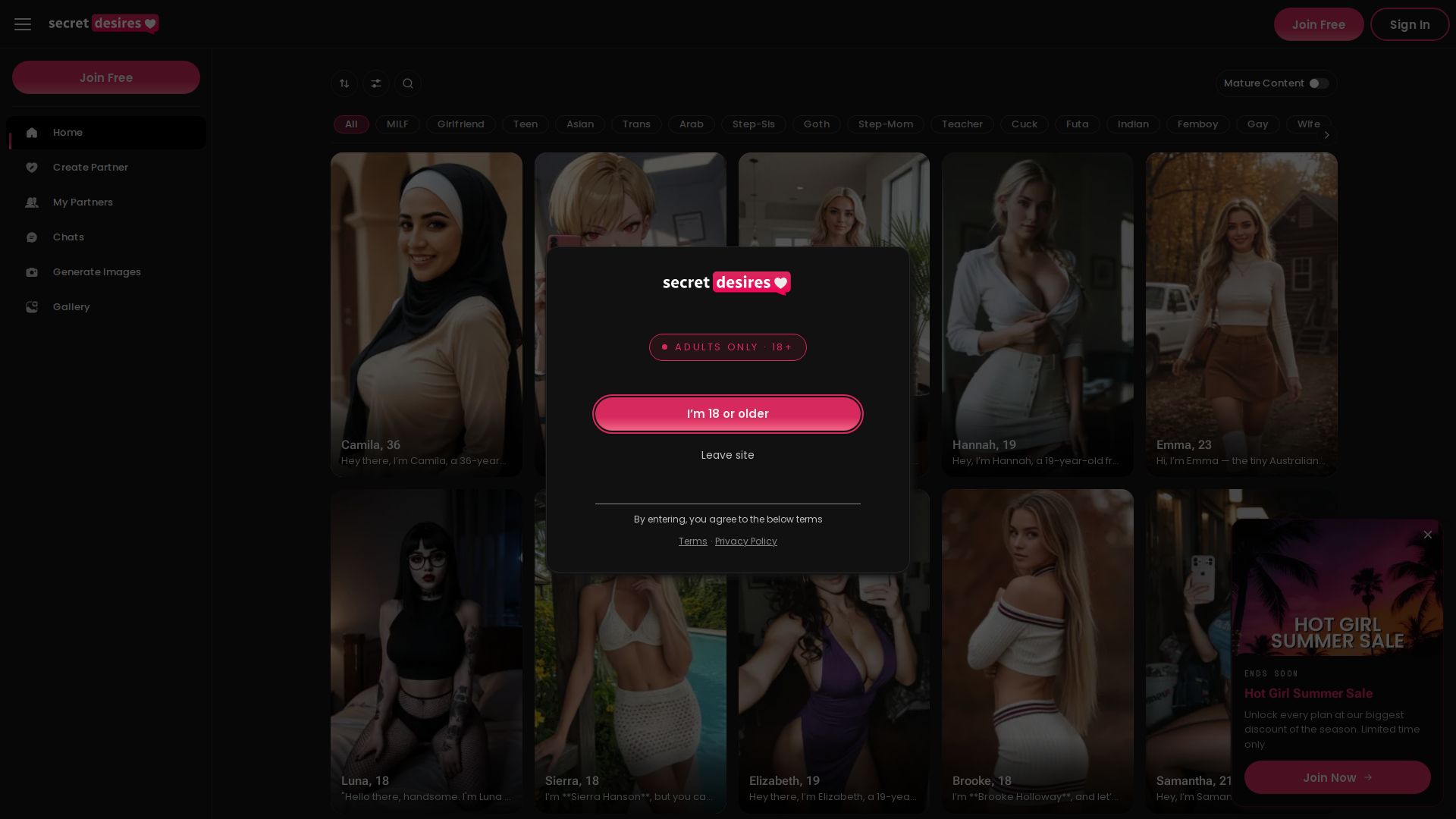 Secret Desires AI