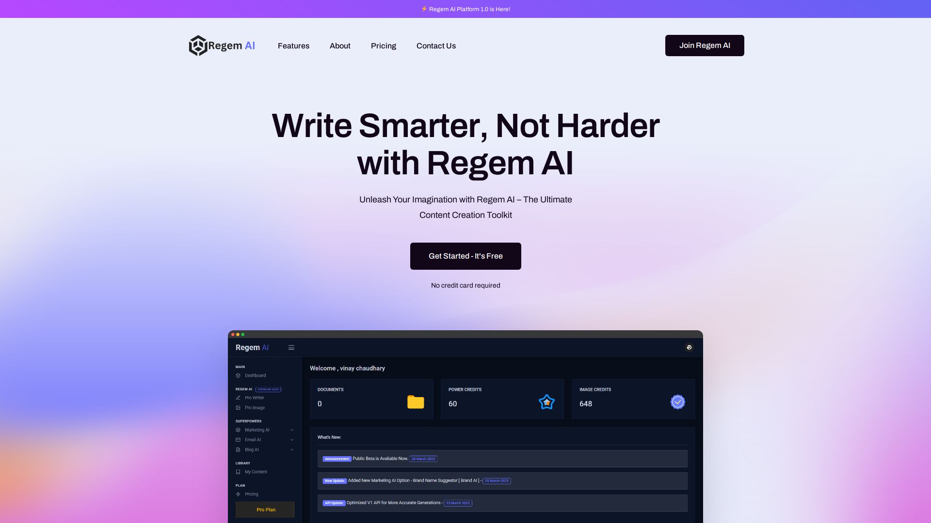 Regem AI Platform